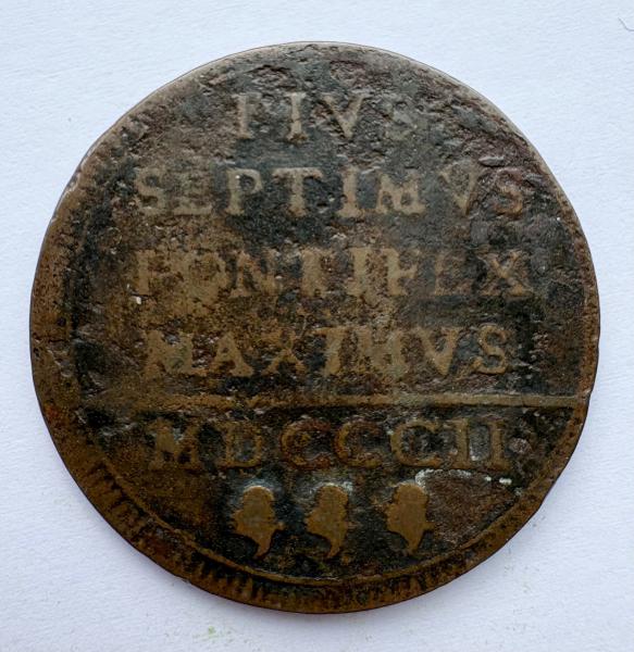 Vatikanas 1 Baiocco 1802