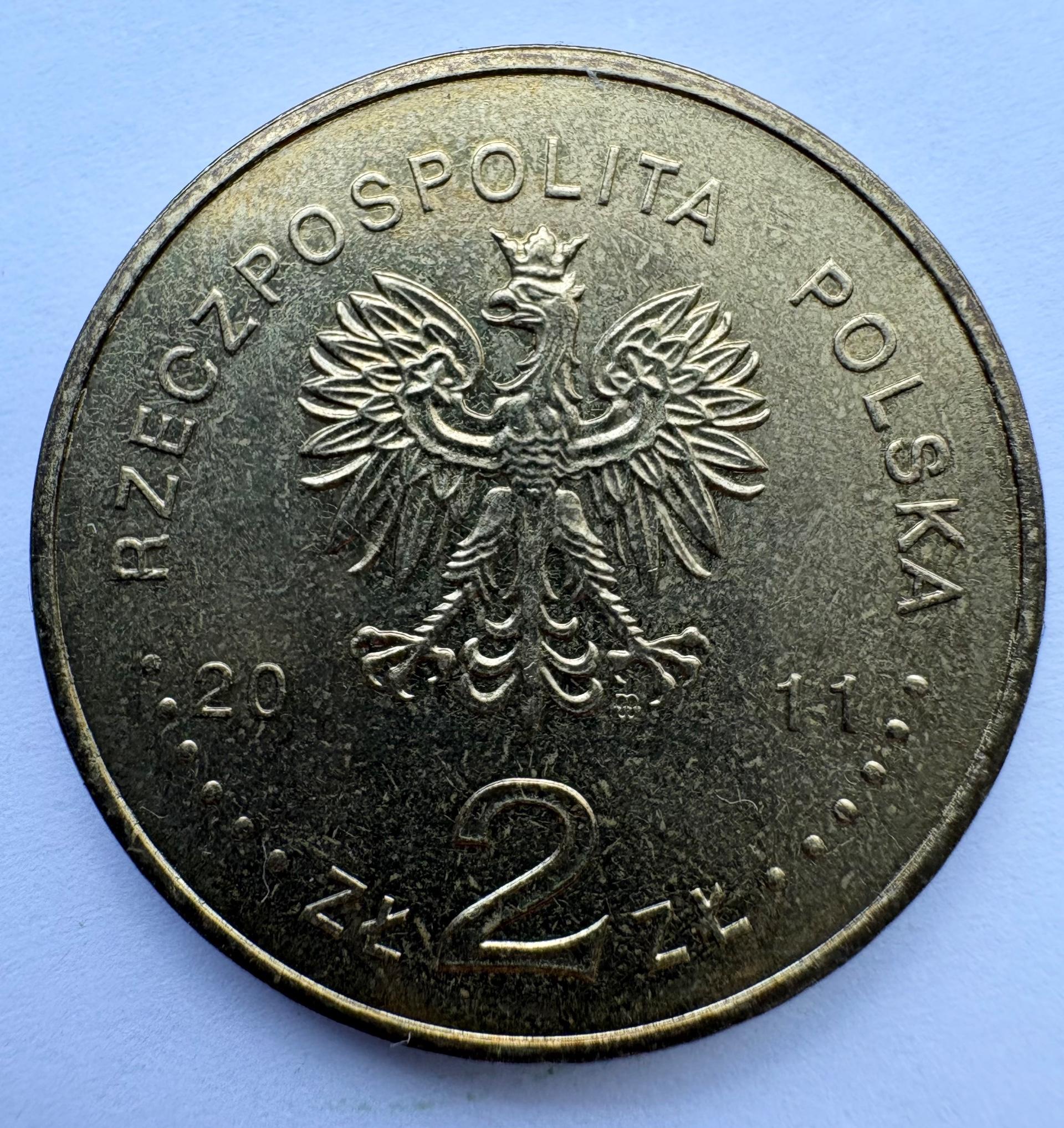 Lenkija 2 zlotai 2011