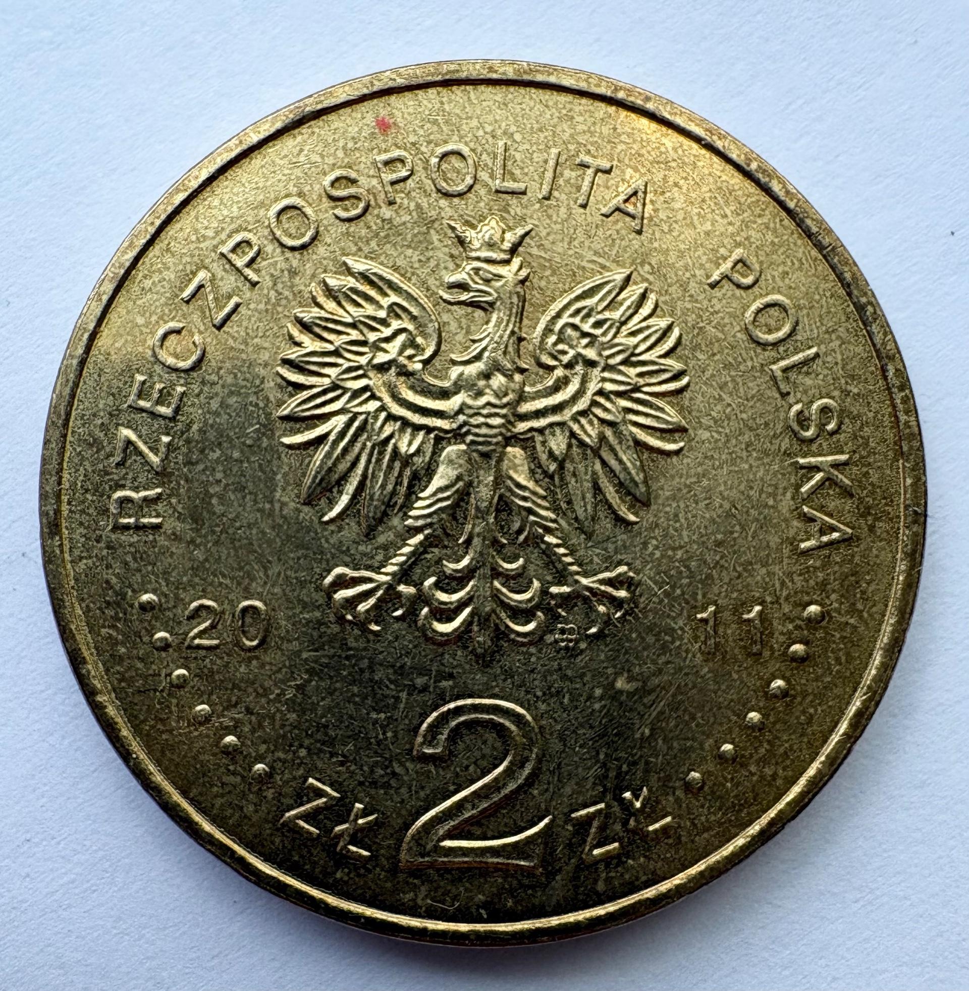 Lenkija 2 zlotai 2011