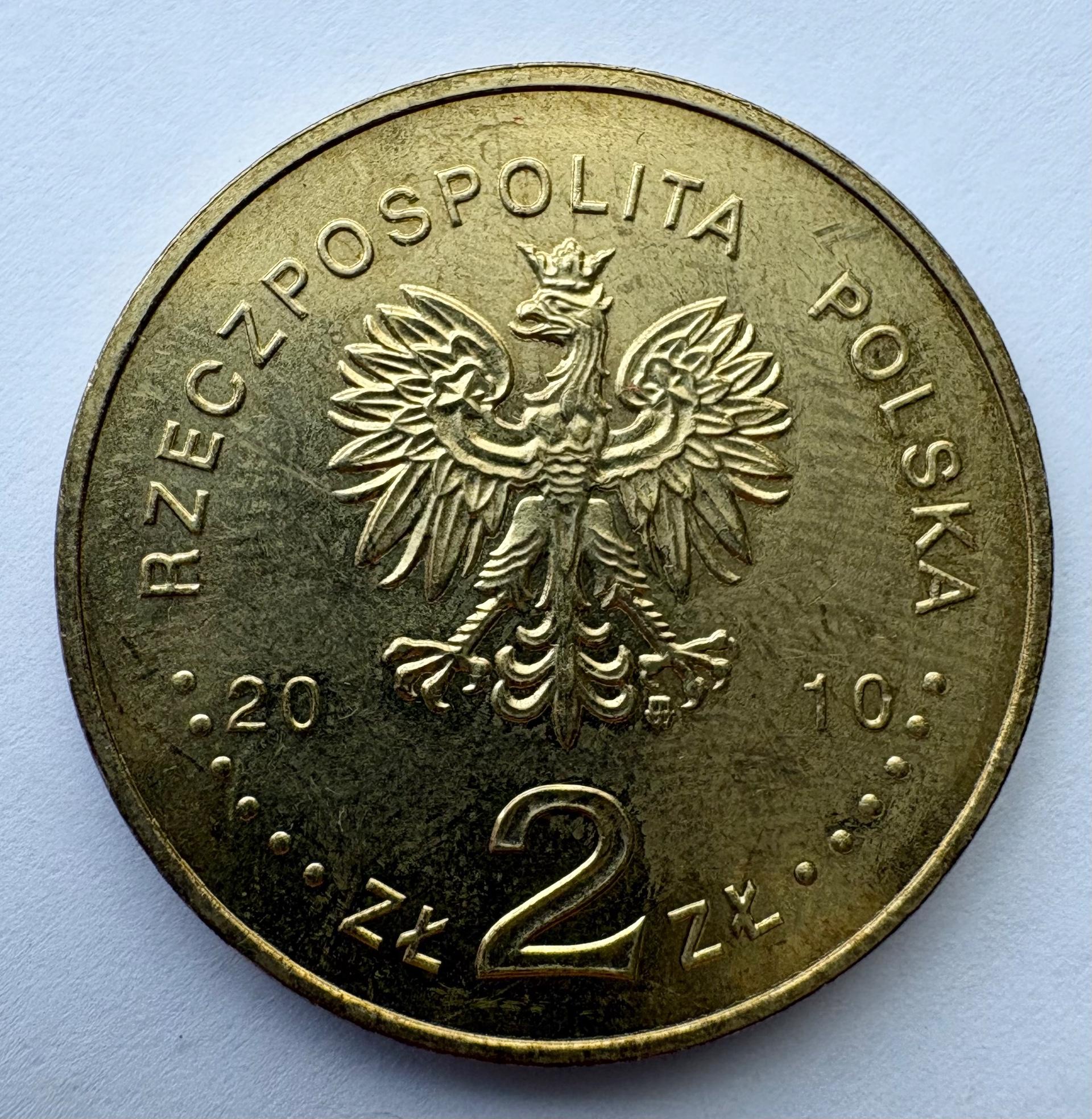Lenkija 2 zlotai 2010