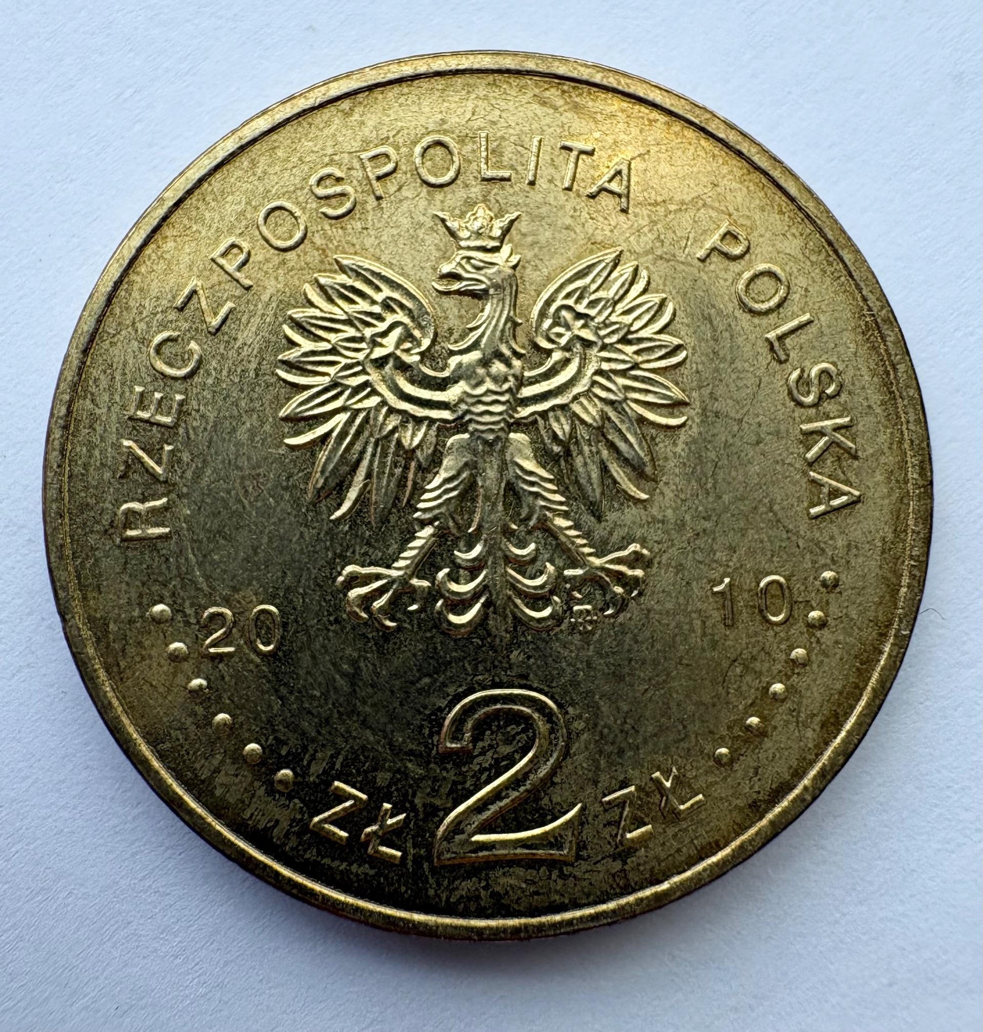 Lenkija 2 zlotai 2010