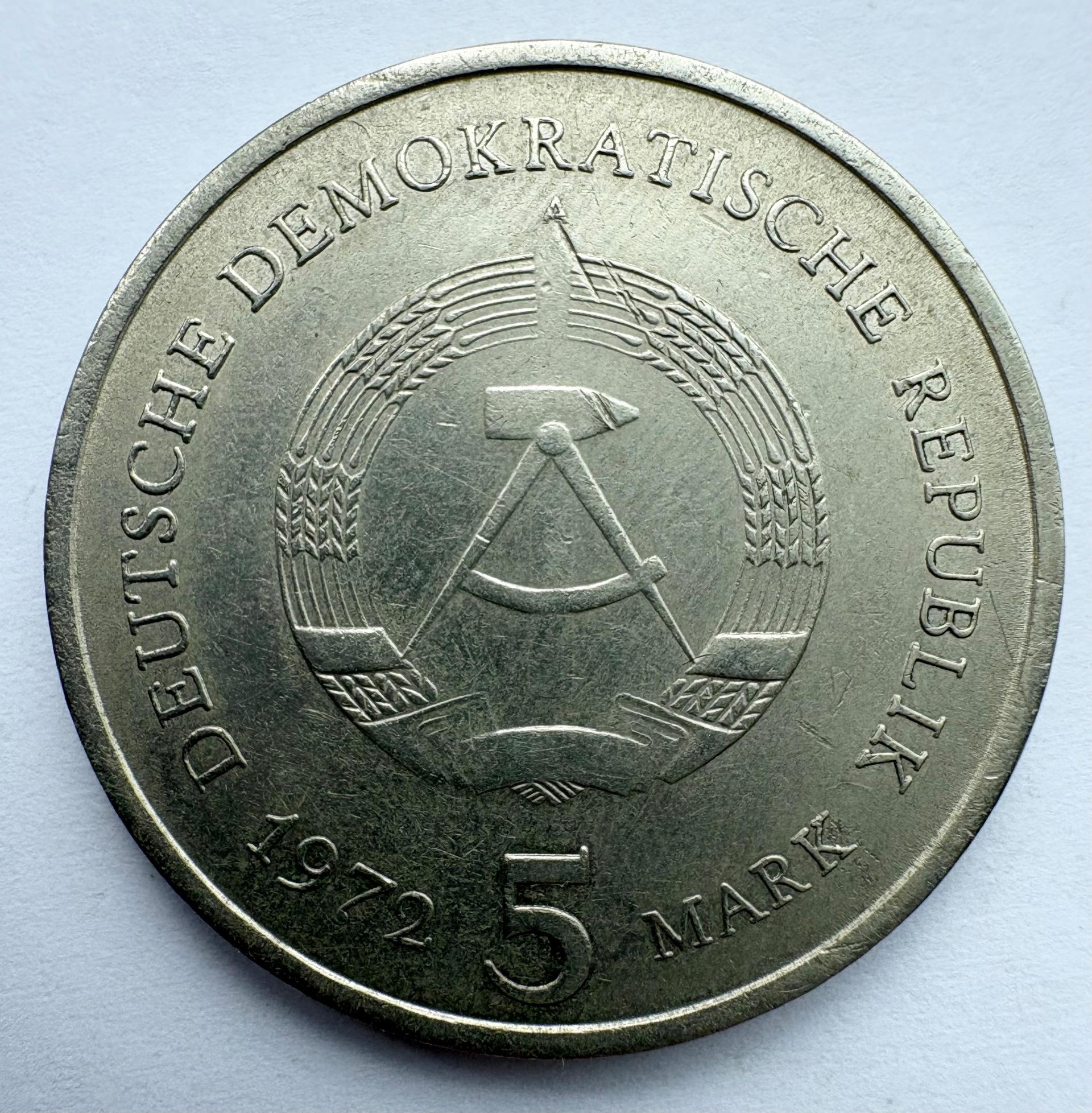 Vokietija 5 M 1972 Meissen