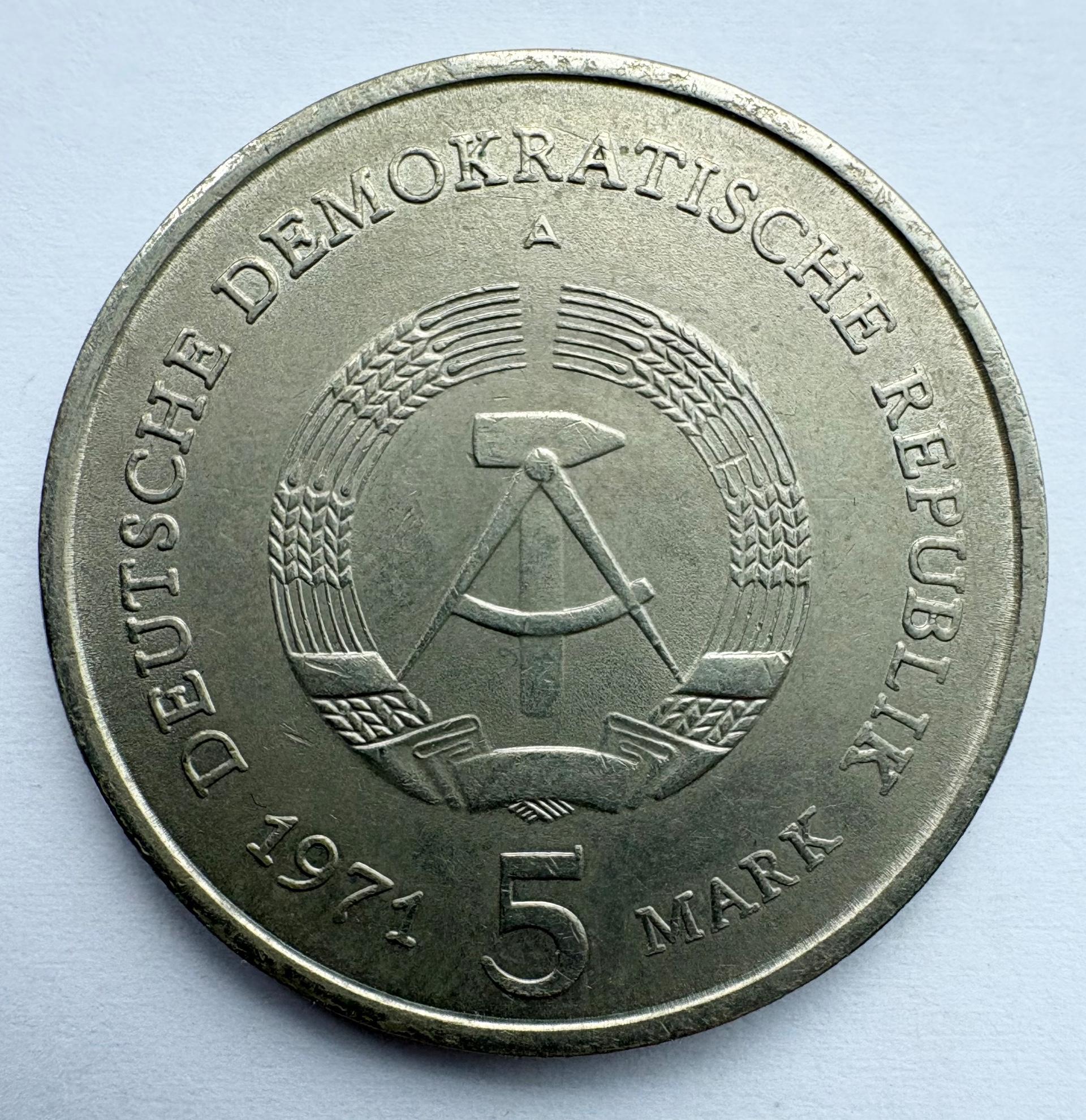 Vokietija 5 M 1971 Berlin