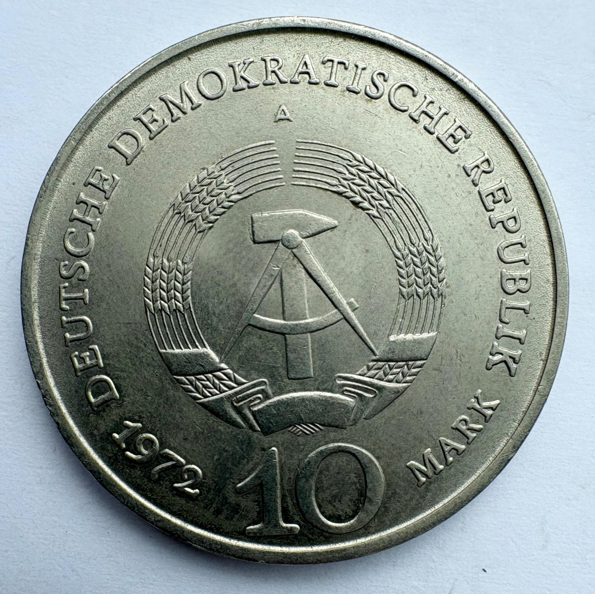 Vokietija 10 M 1972