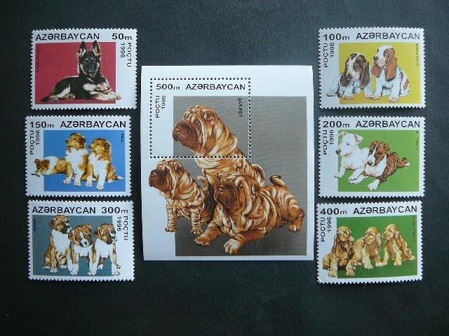 Azerbaidzanas 1996 Sunys svarus MNH #