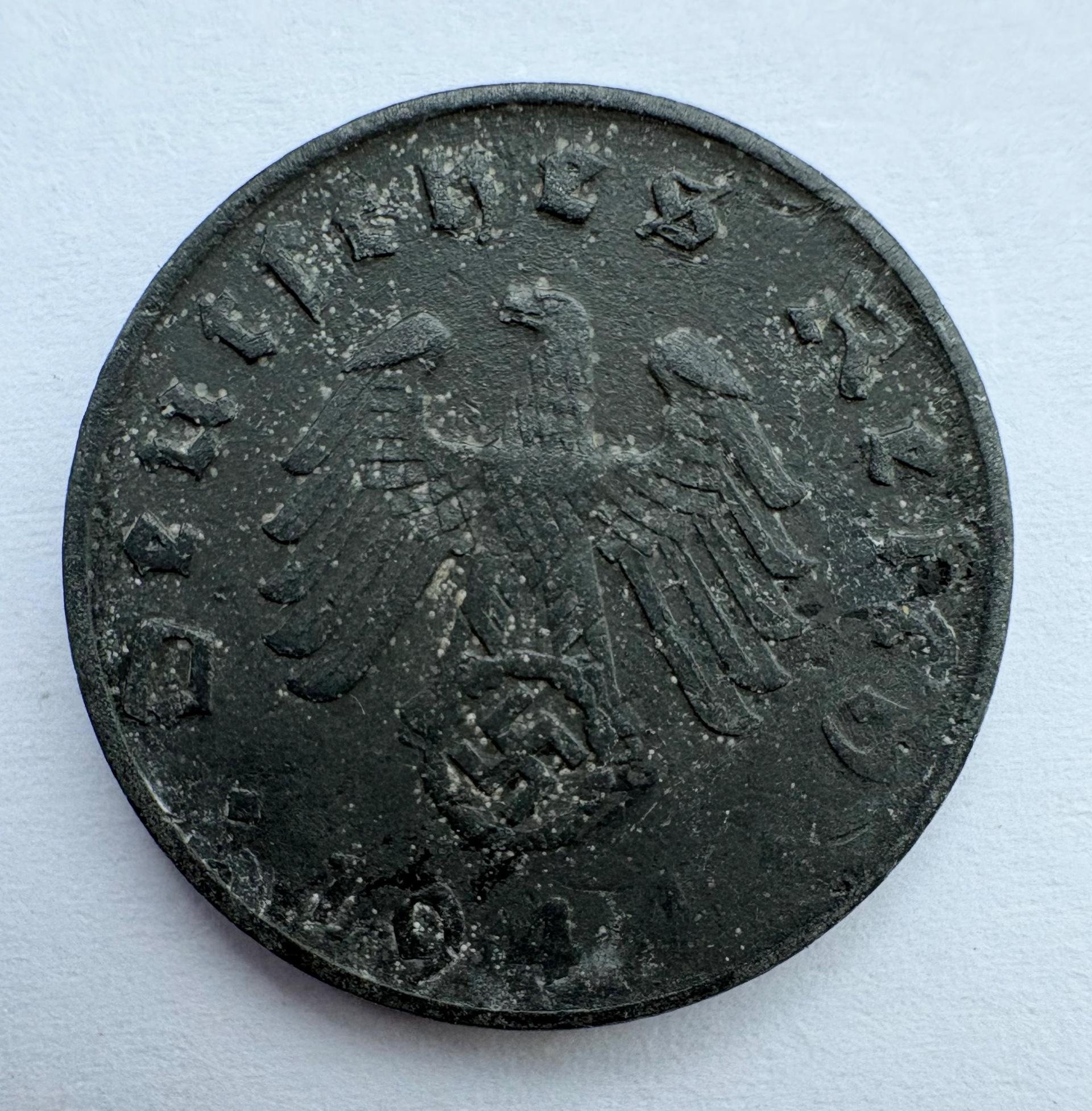 Vokietija 5 pf 1944 D