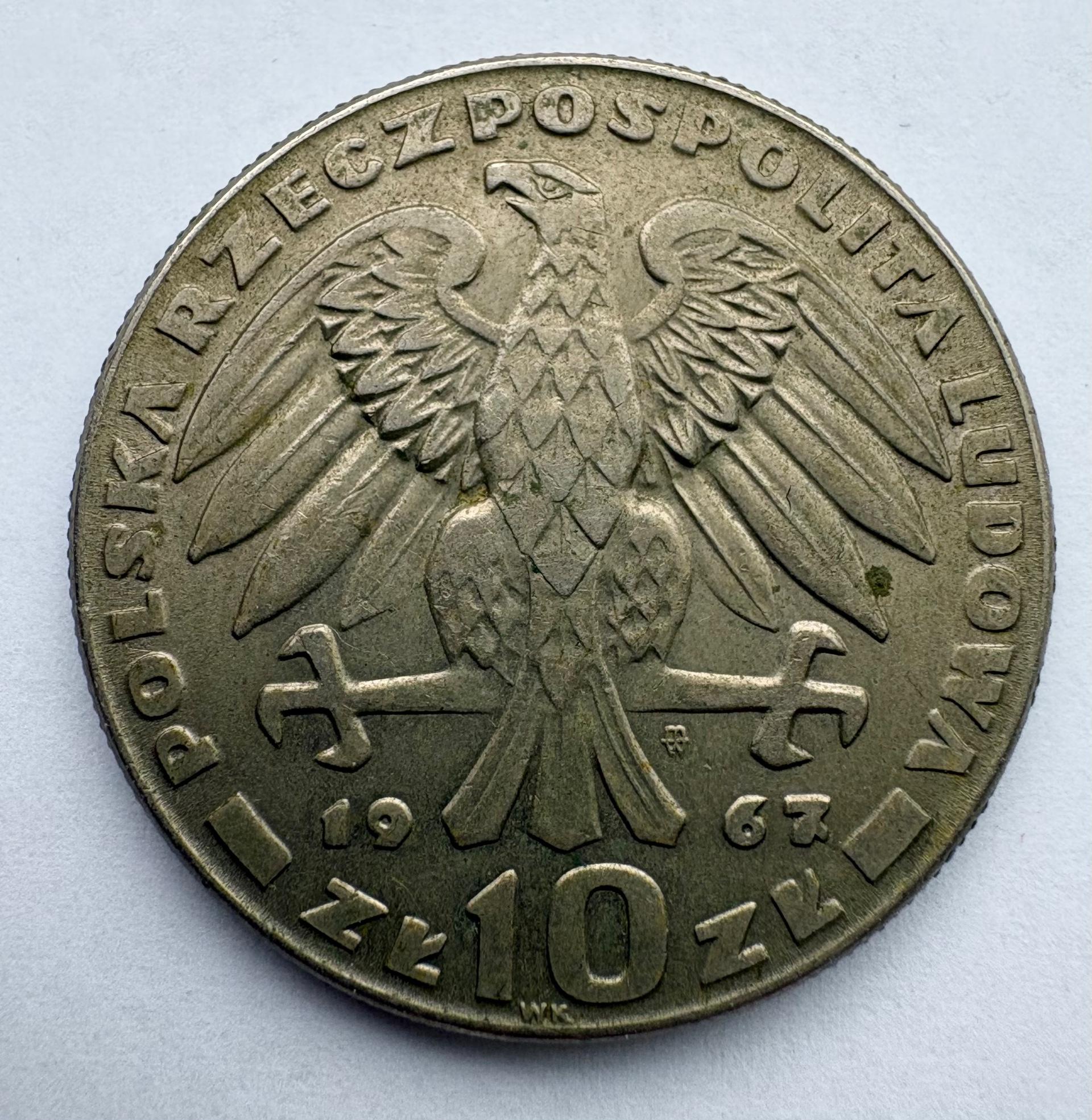 Lenkija 10 zl 1967