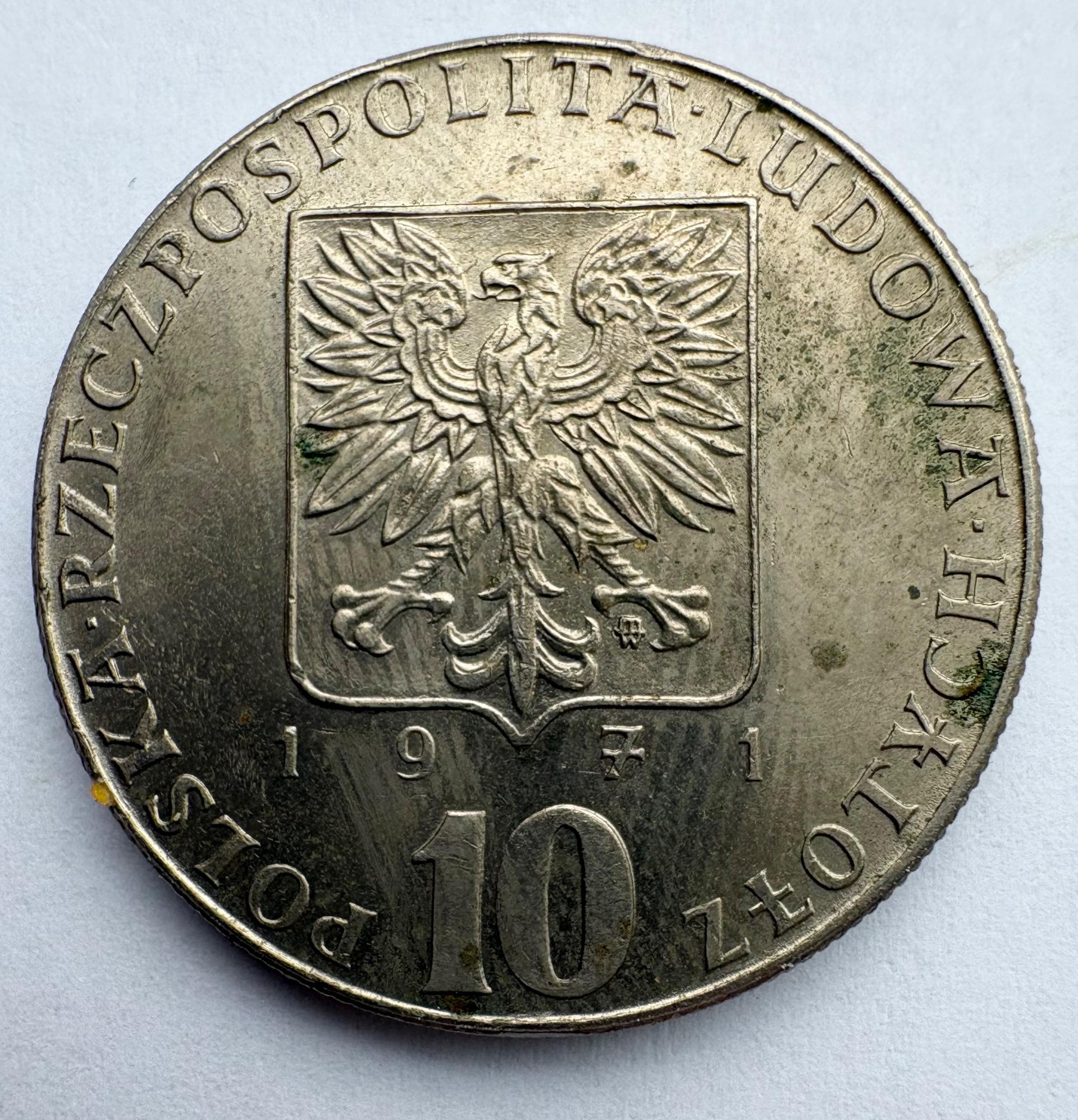 Lenkija 10 zl 1971 FAO