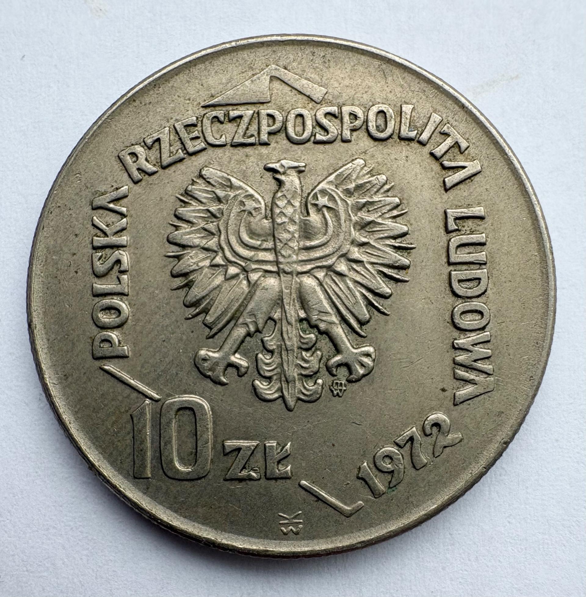 Lenkija 10 zl 1972