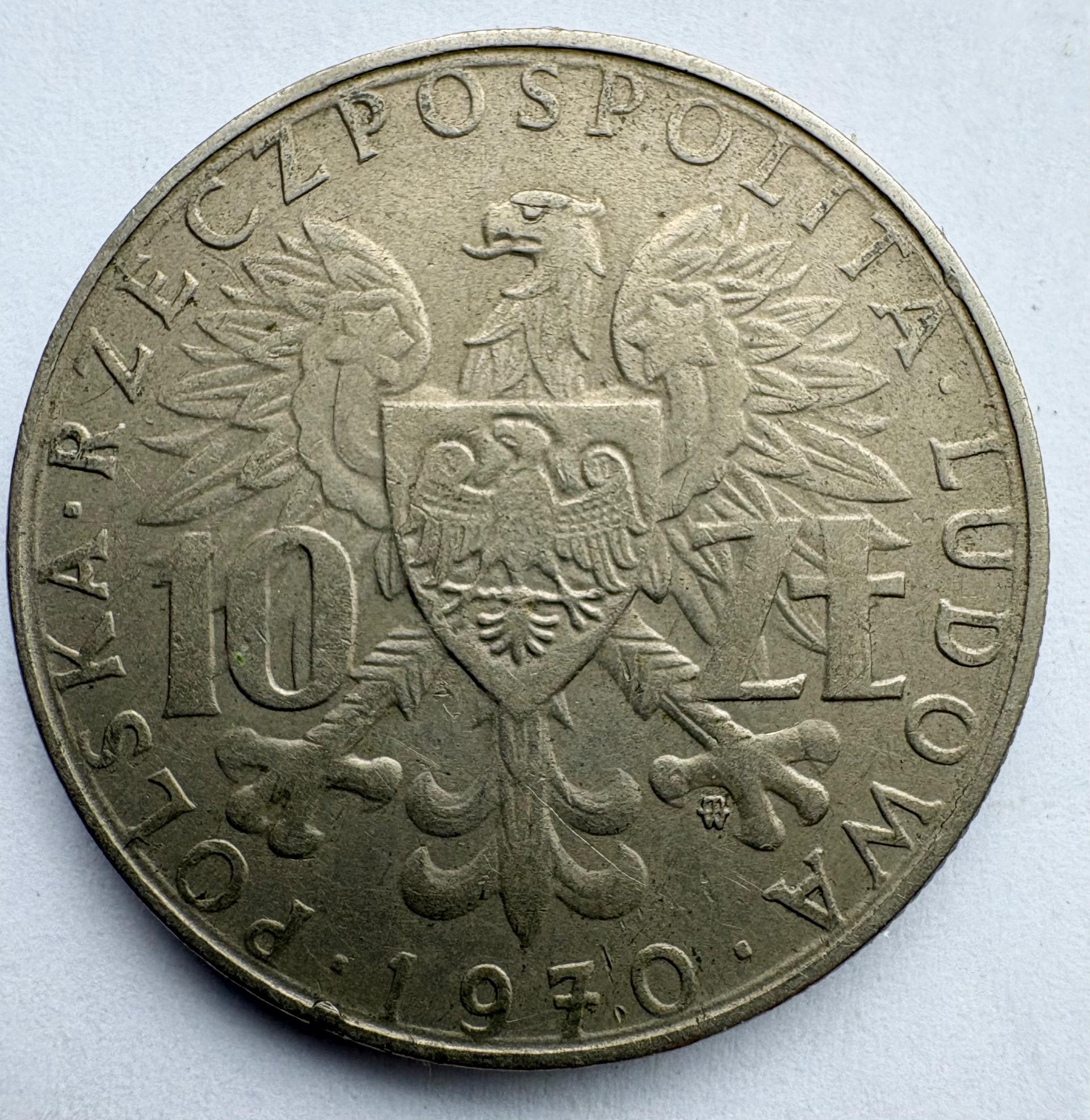 Lenkija 10 zl 1970