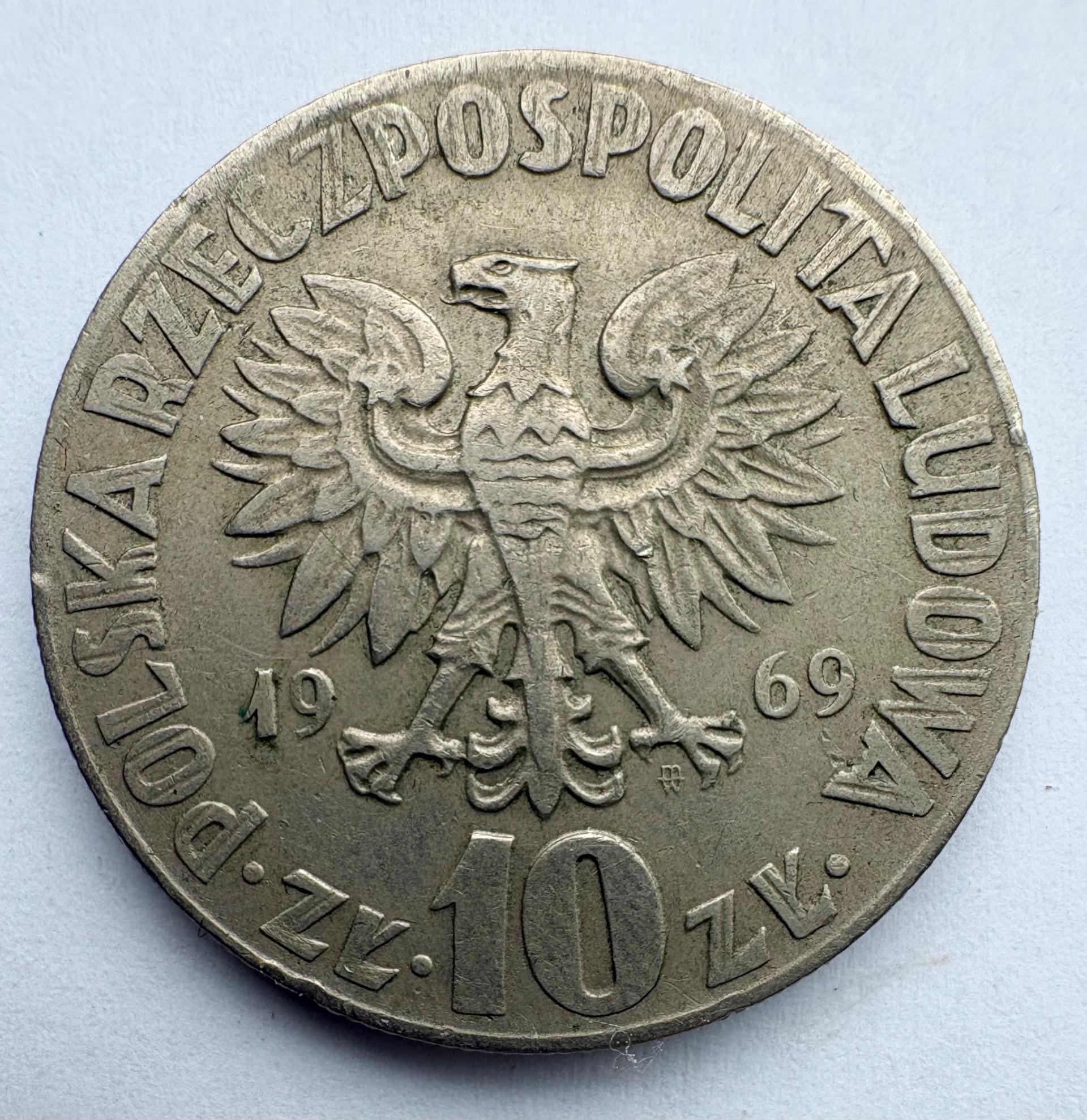 Lenkija 10 zl 1969