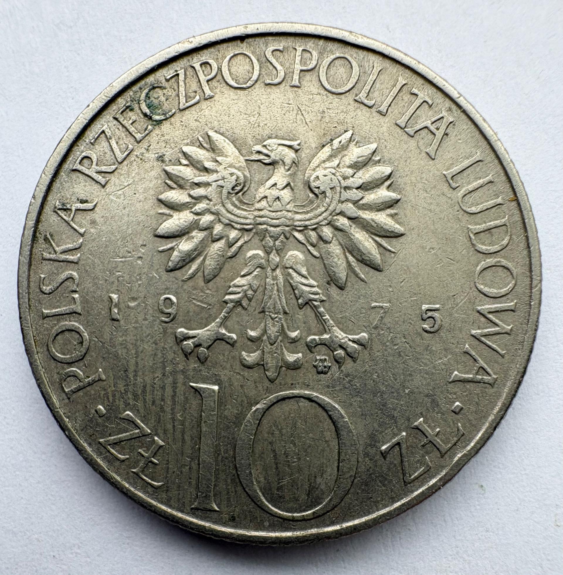 Lenkija 10 zl 1975