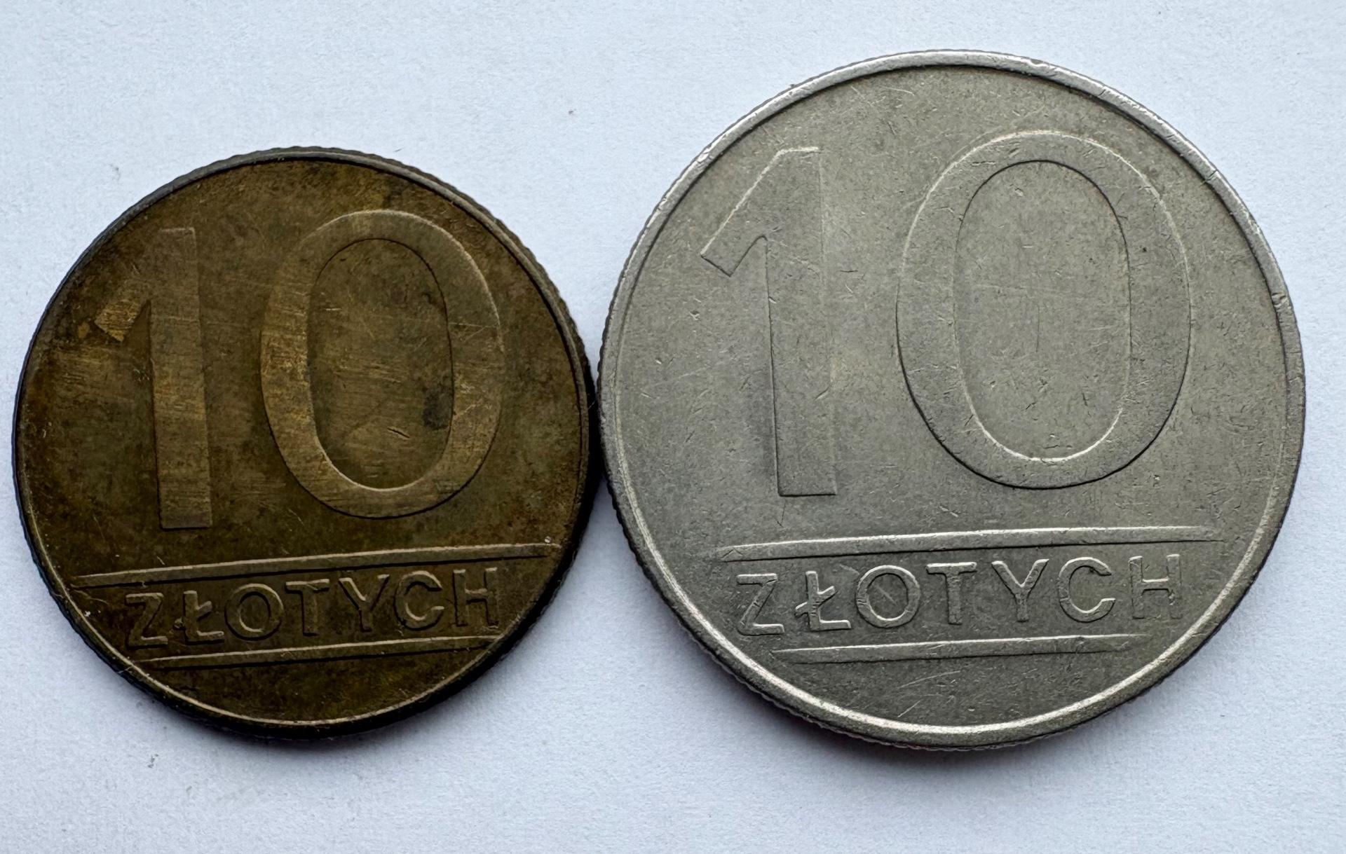 Lenkija 10 zl 1987, 1990