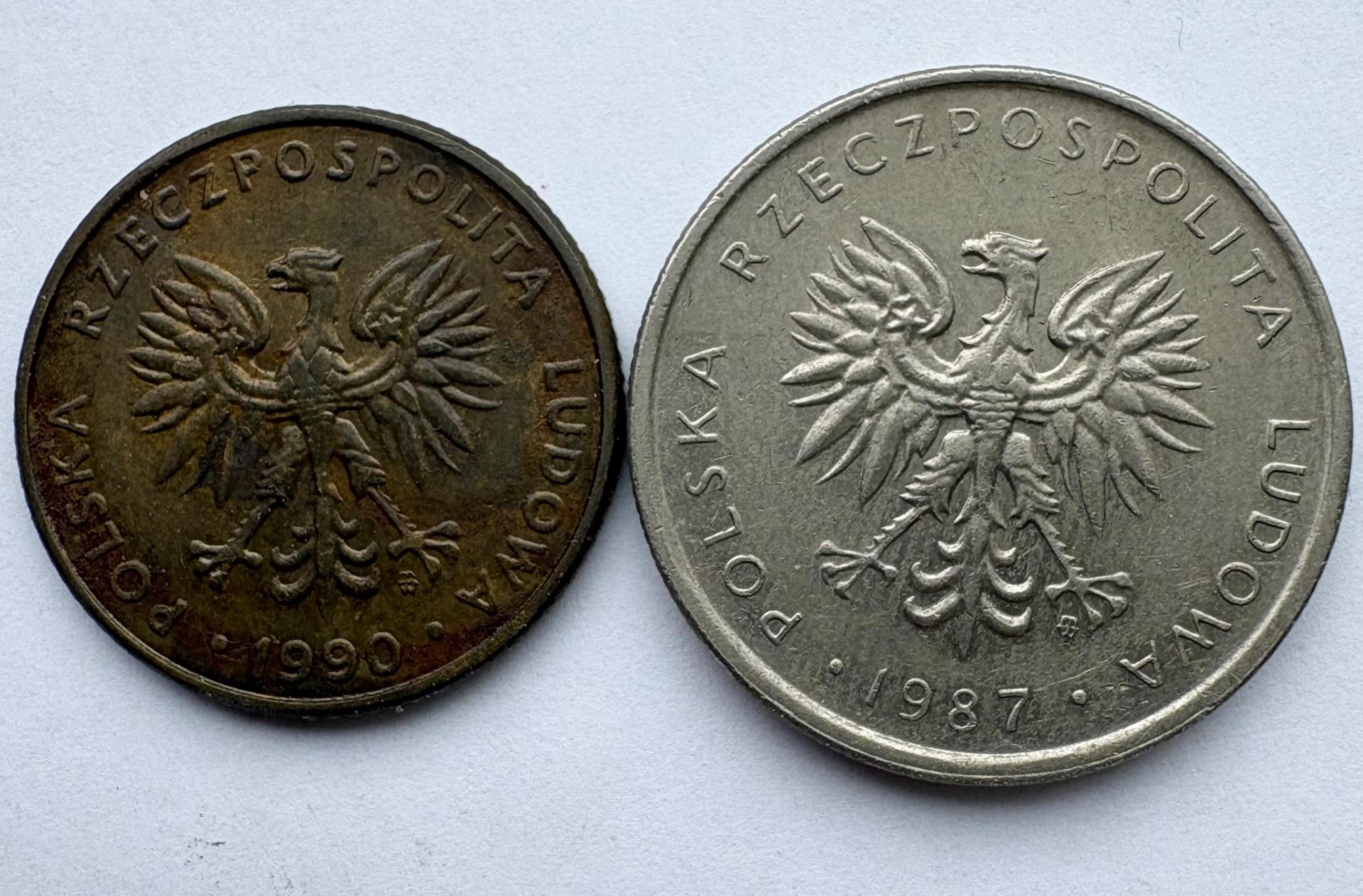 Lenkija 10 zl 1987, 1990