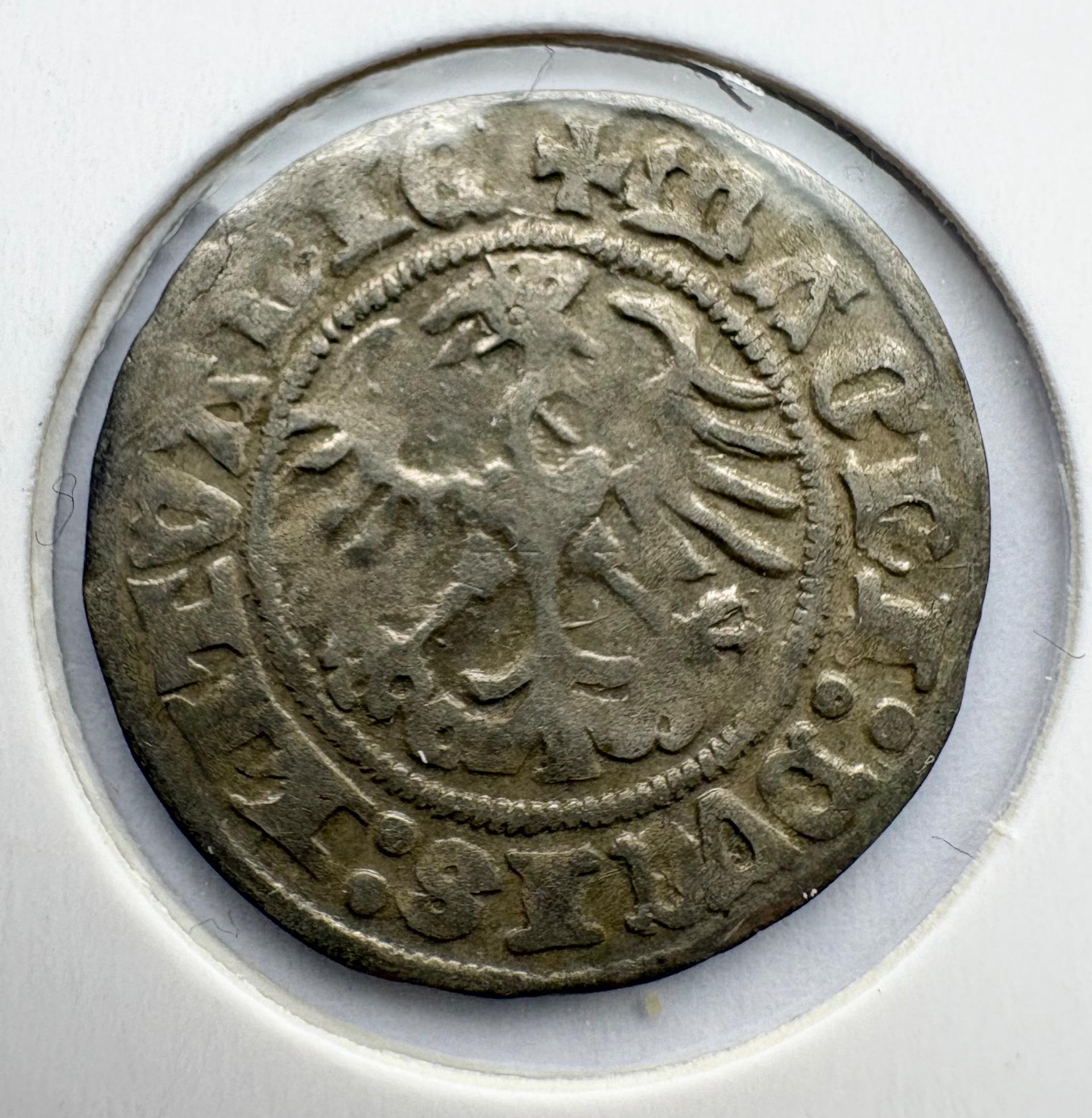 Žygimanto Senojo 1512 pusgrašis 