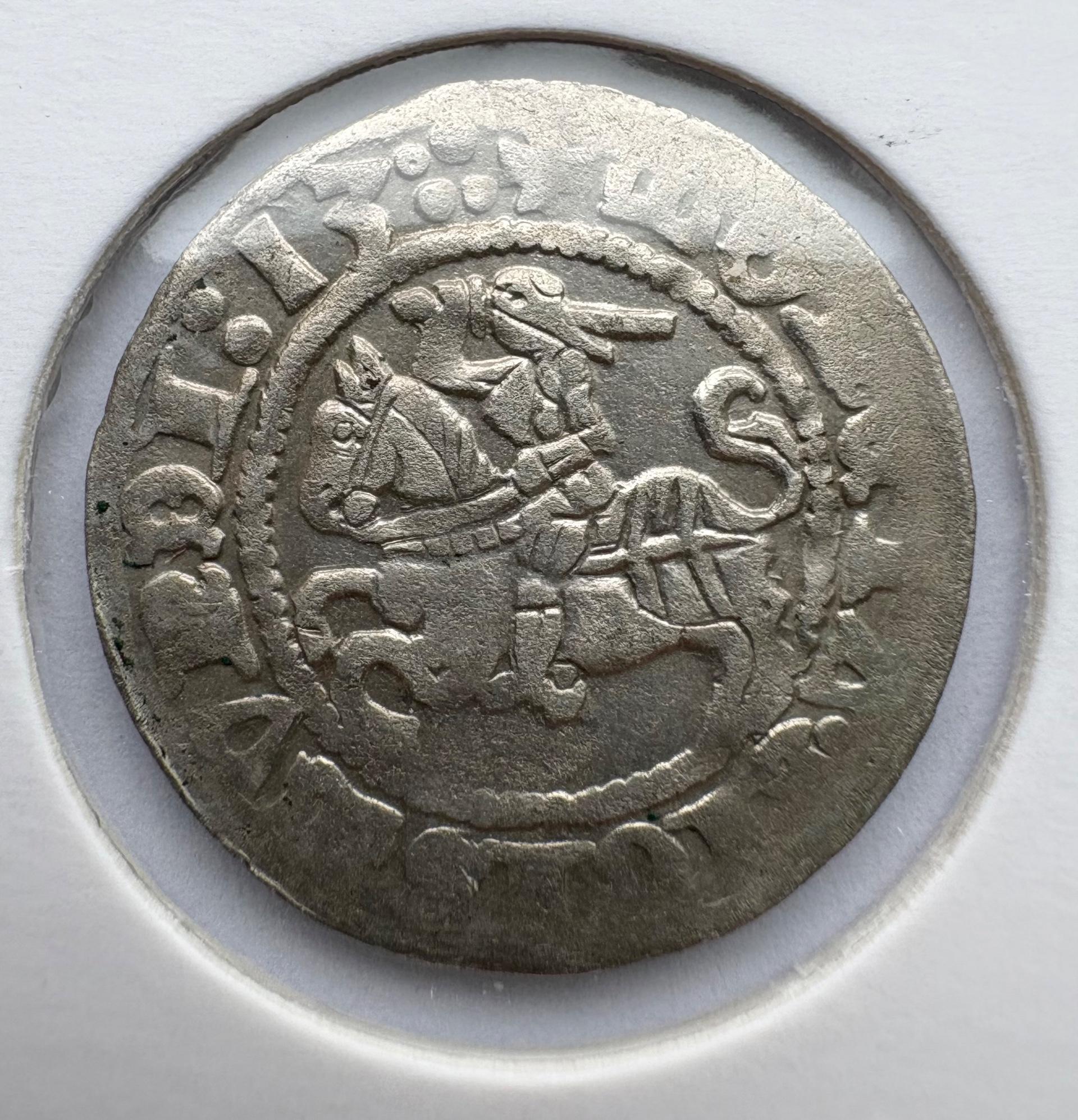 Retokas Žygimanto Senojo 1513 pusgrašis 