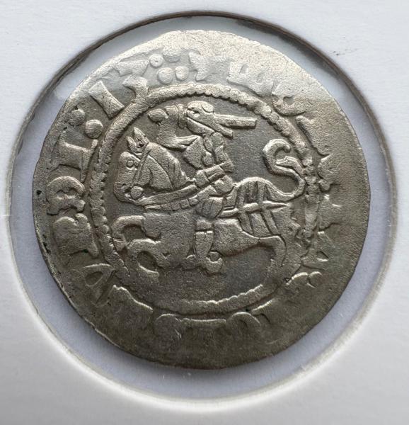 Retokas Žygimanto Senojo 1513 pusgrašis 