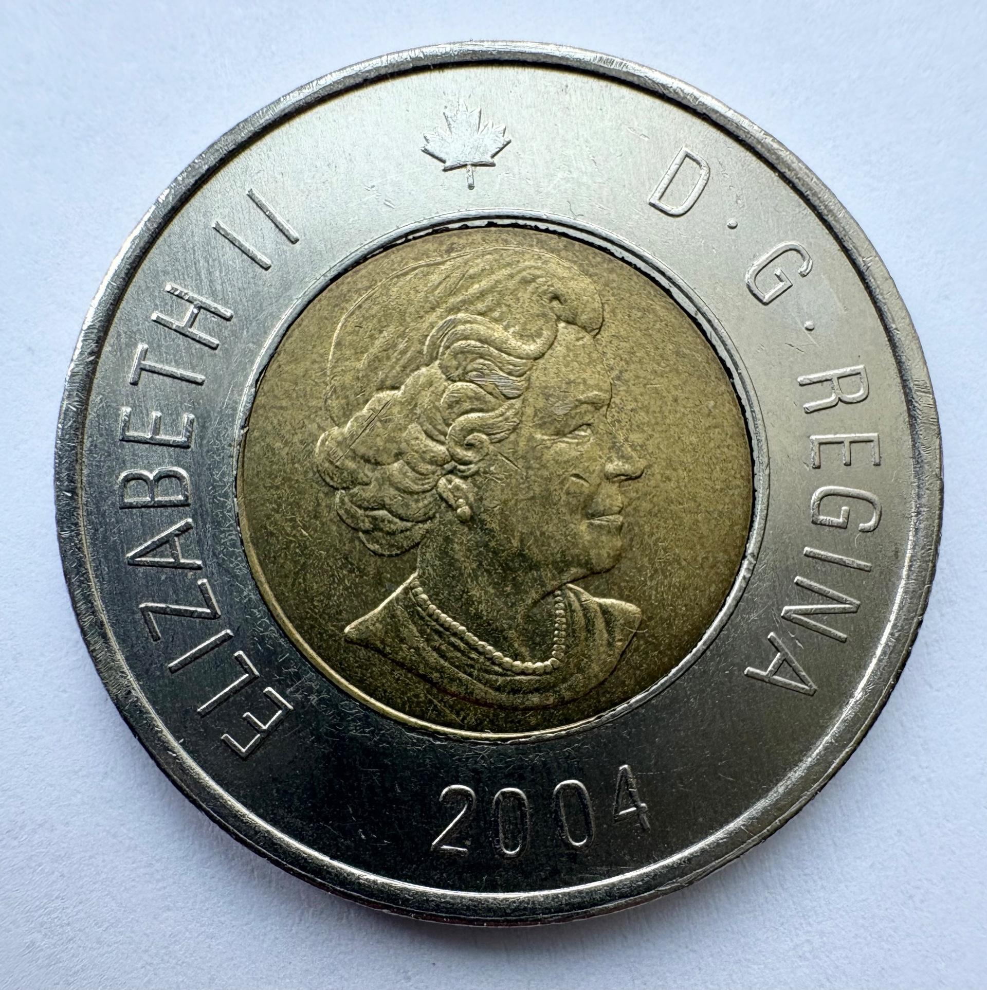 Kanada 2 doleriai 2004