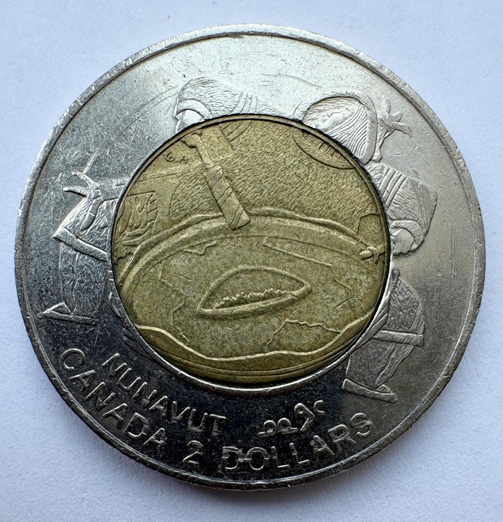 Kanada 2 doleriai 1999