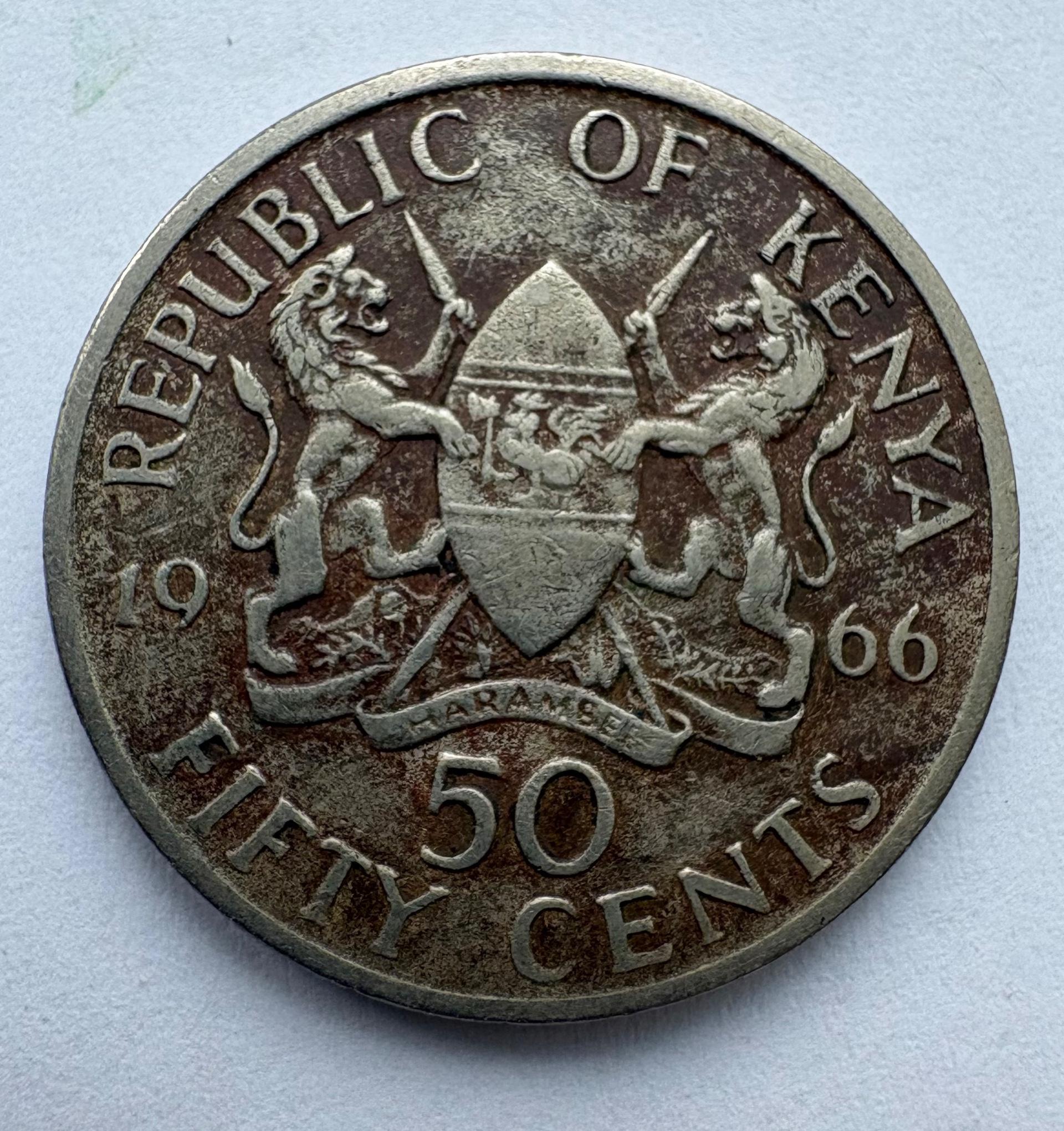 Kenija 50 c 1966