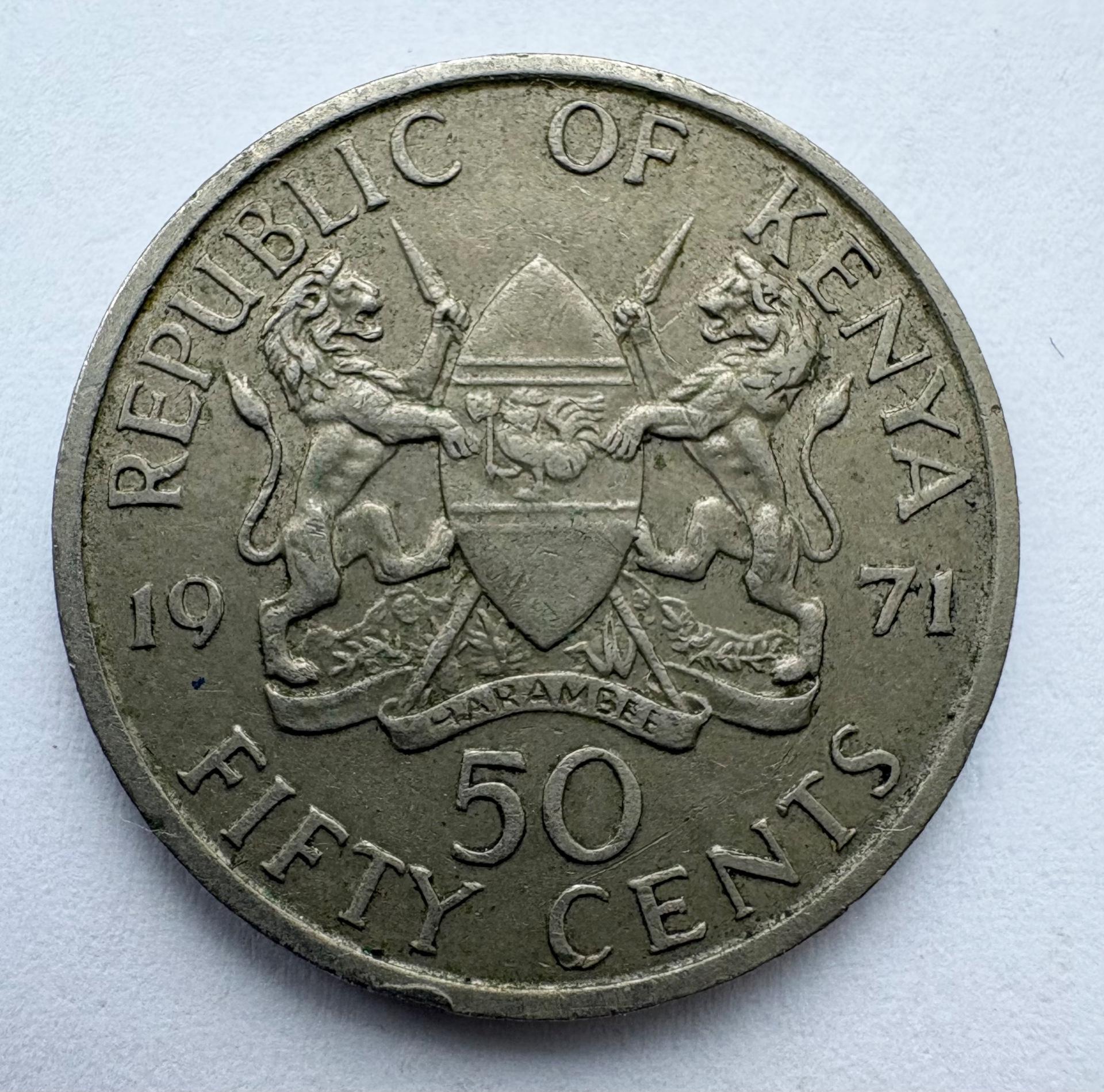 Kenija 50 c 1971