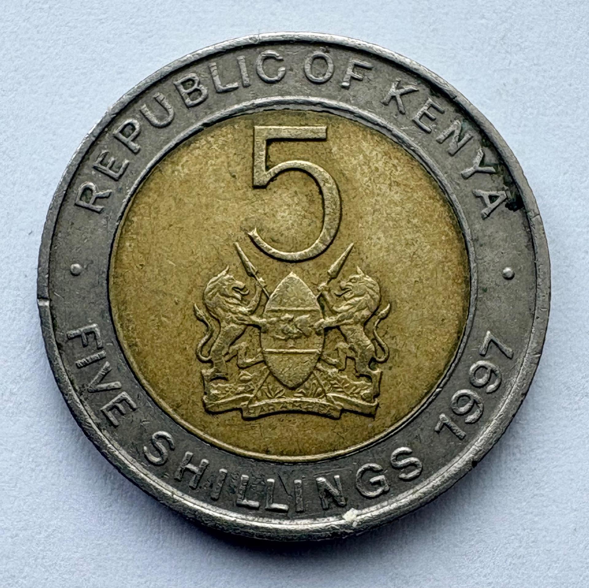 Kenija 1 šilingas 1997