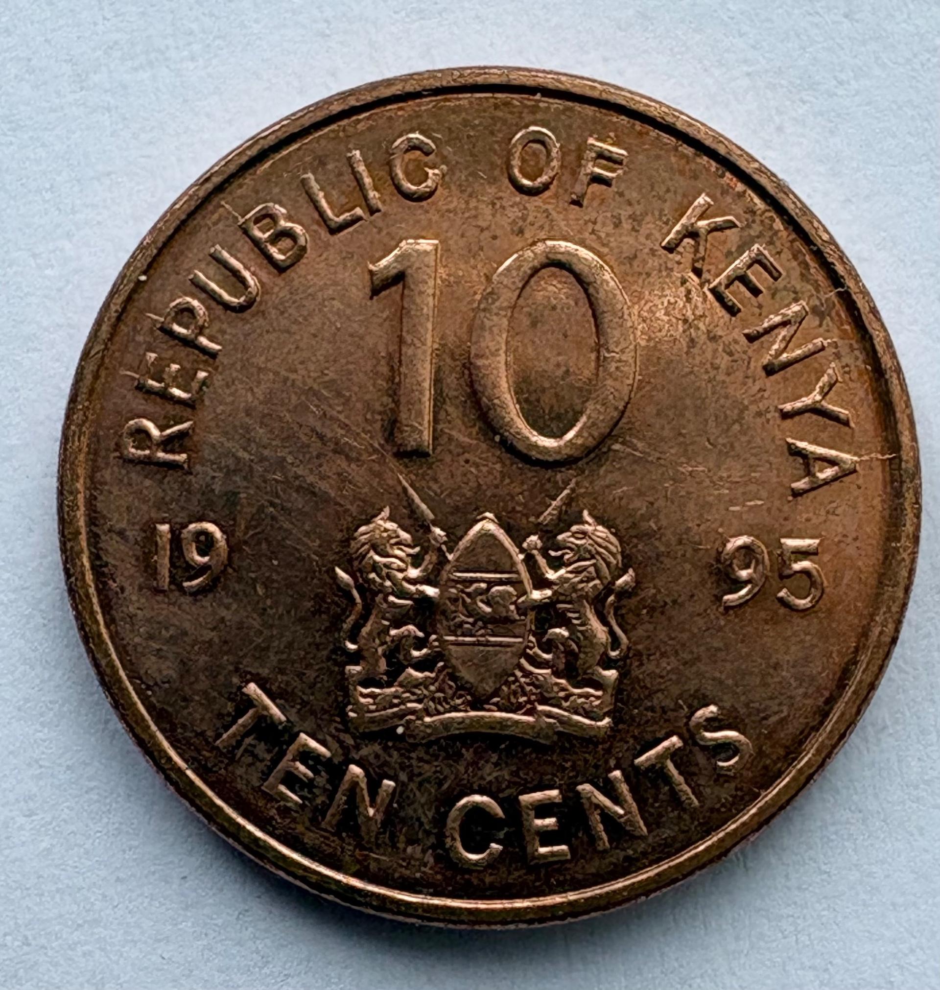 Kenija 10 c 1995