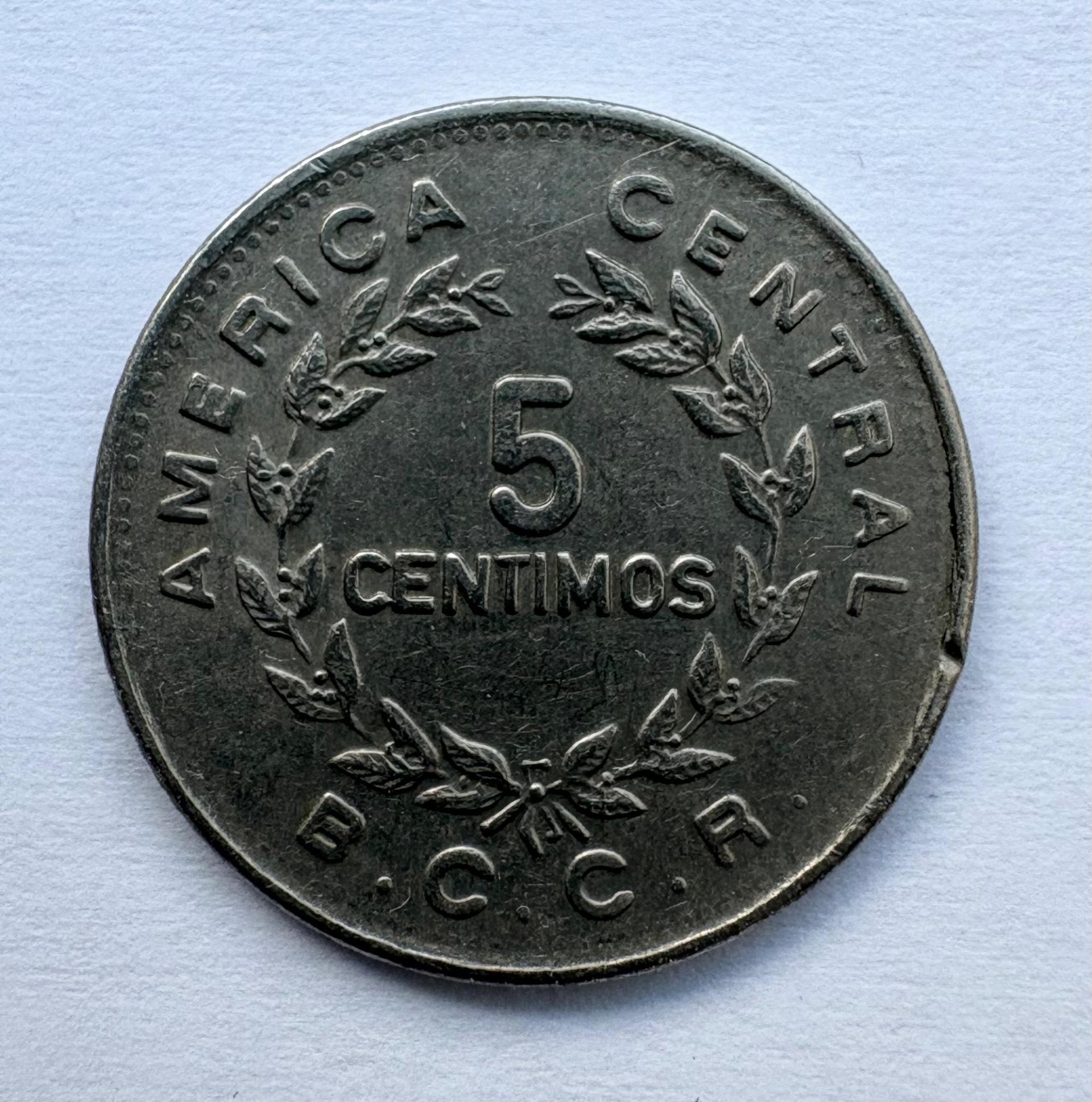 Kosta Rika 5 c 1972