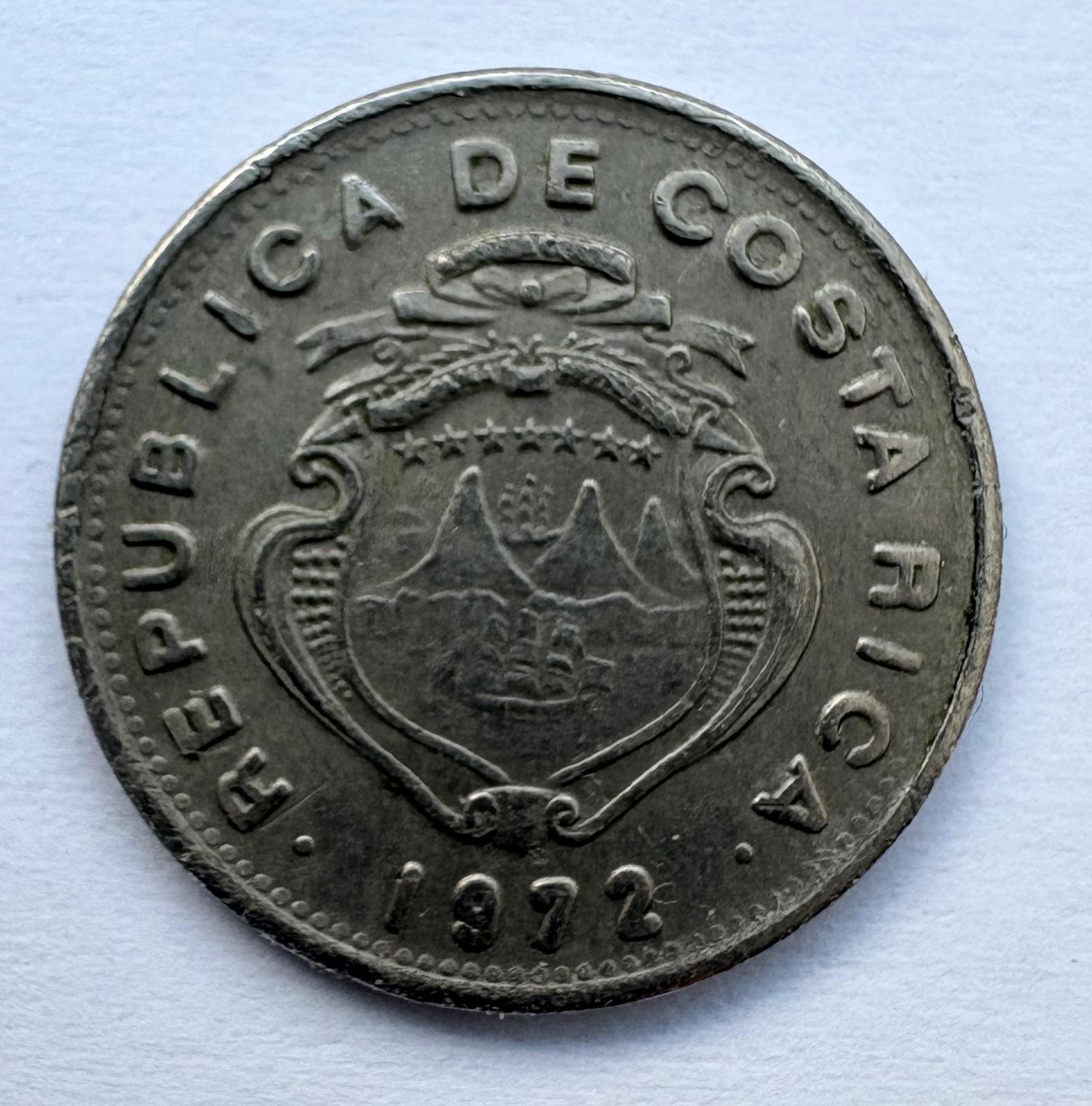 Kosta Rika 5 c 1972