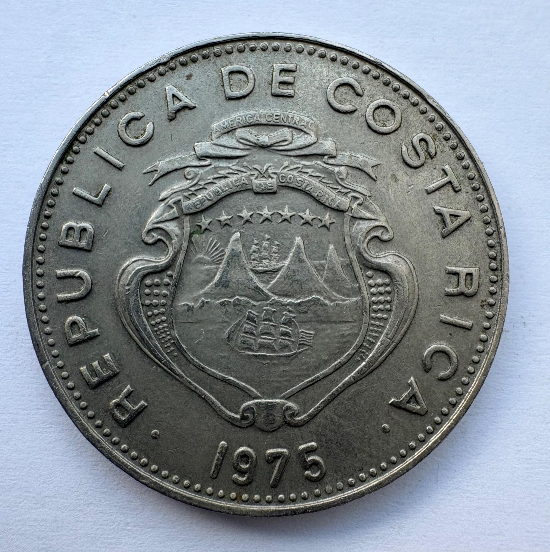 Kosta Rika 1 colon 1975