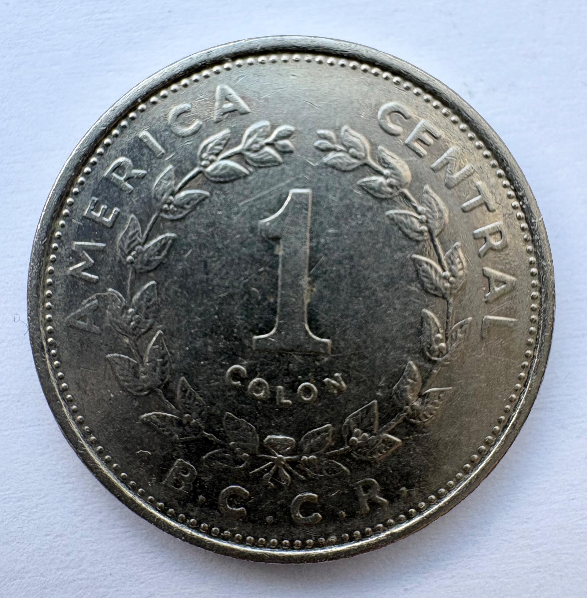 Kosta Rika 1 colon 1984