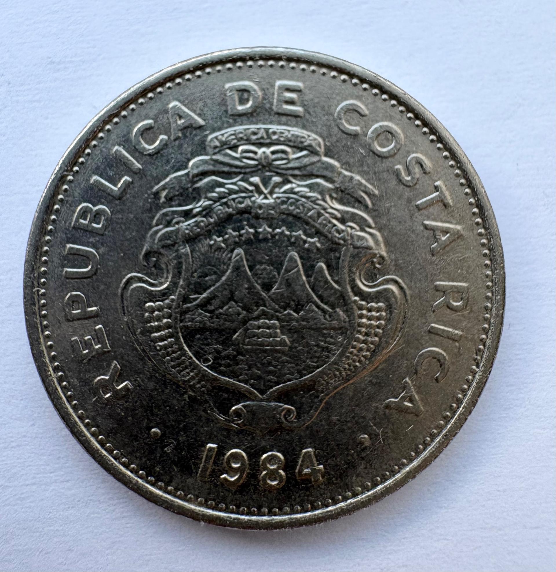 Kosta Rika 1 colon 1984