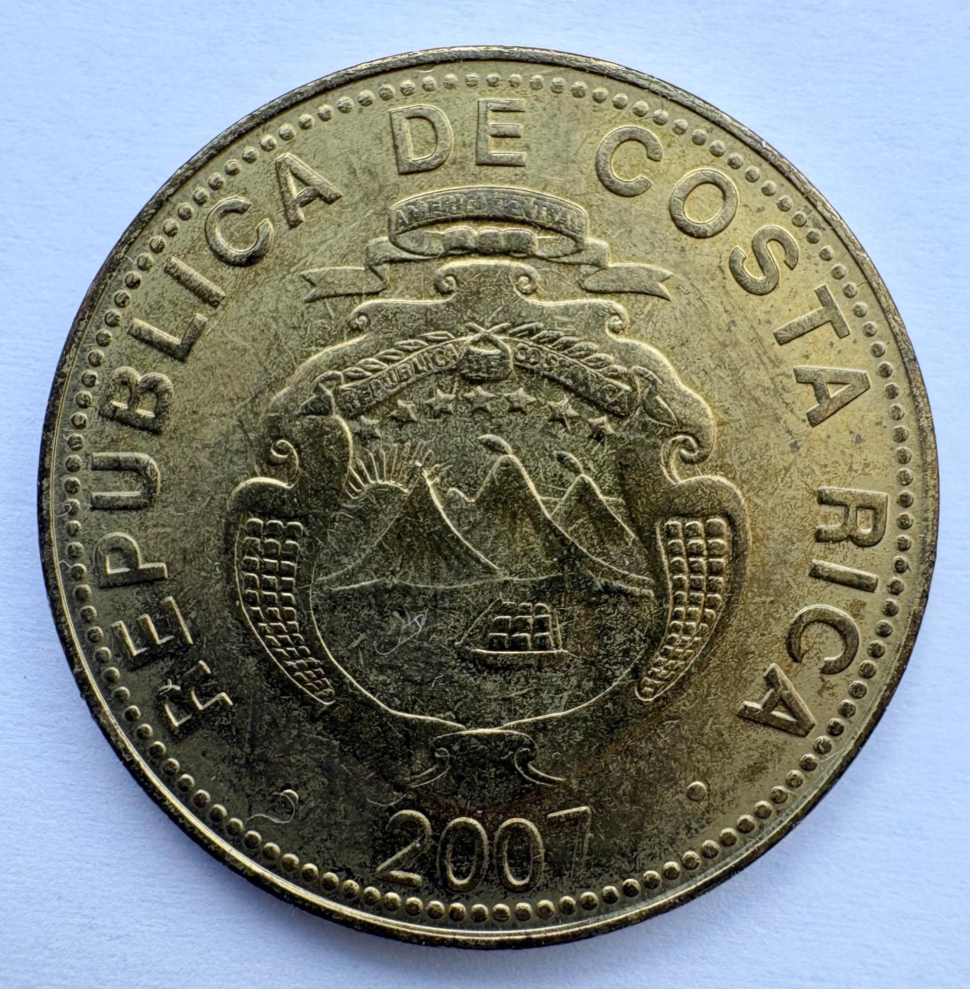 Kosta Rika 50 colones 2007