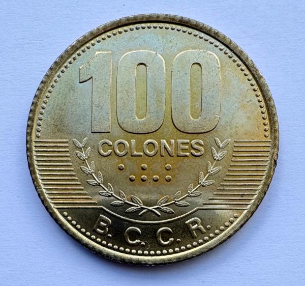 Kosta Rika 100 colones 2007