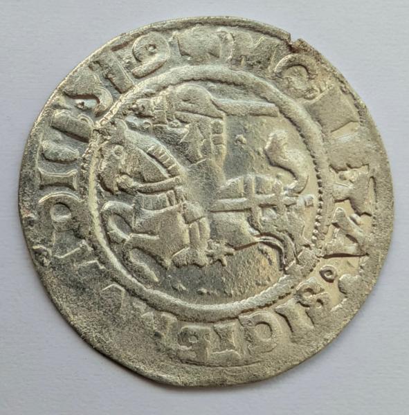 Žygimanto Senojo 1519 pusgrašis 