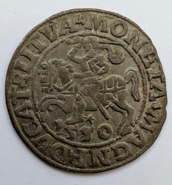 Žygimanto Augusto 1550 pusgrašis 