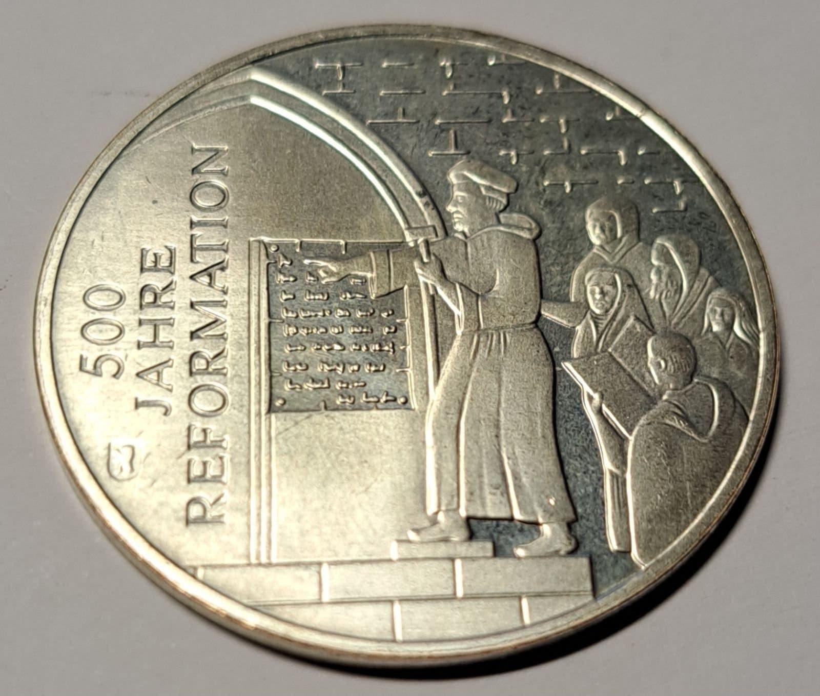 Medalis Reformacijos 500-osioms metinėms (B7)
