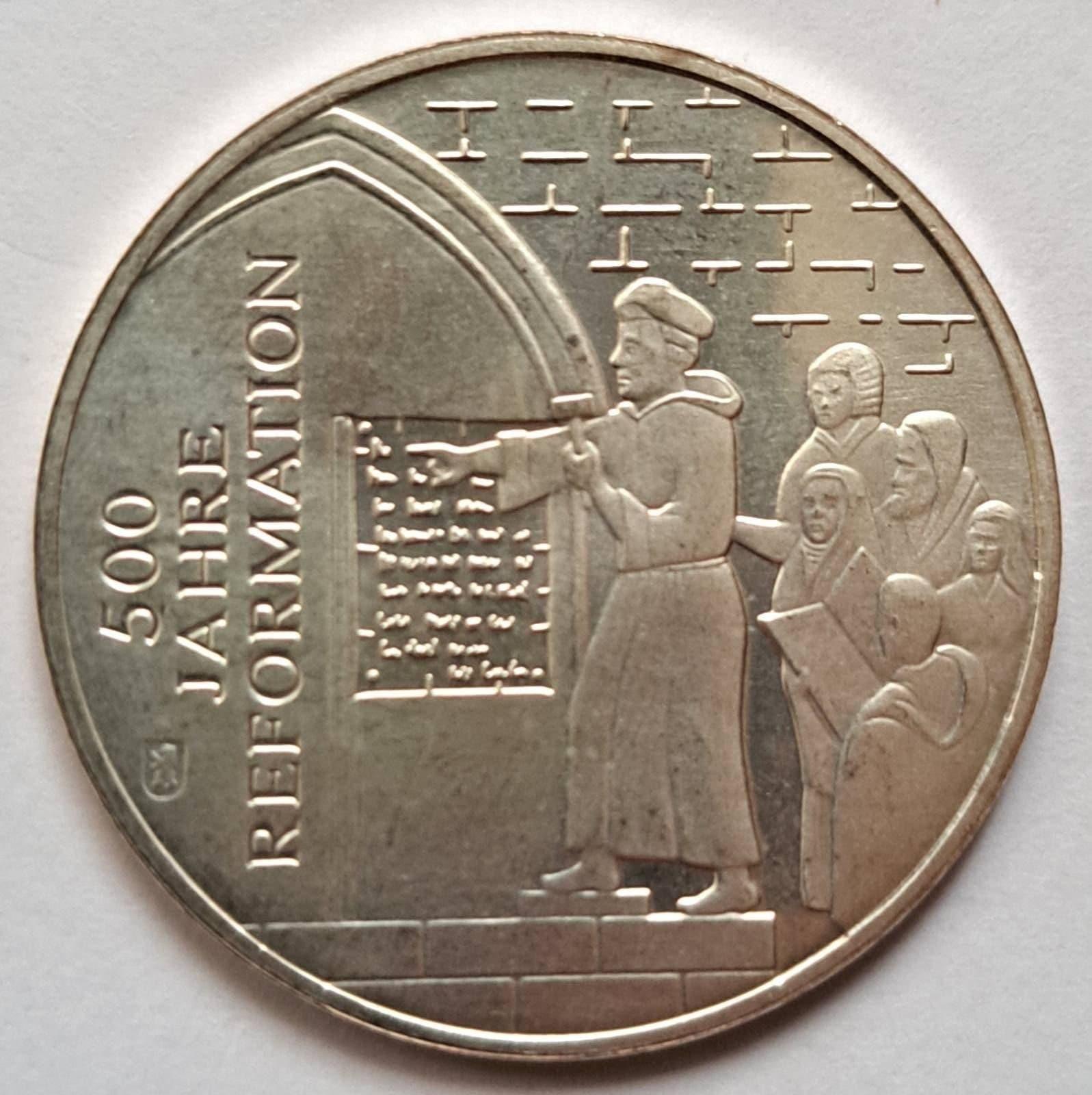 Medalis Reformacijos 500-osioms metinėms (B7)
