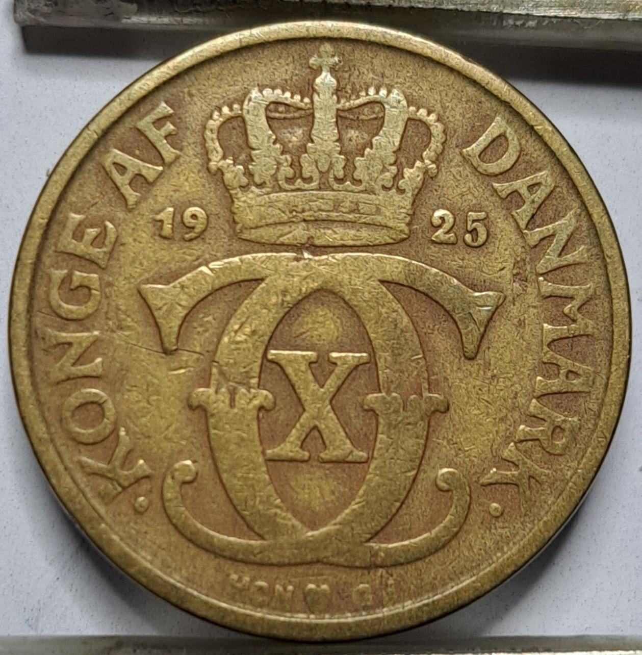 Danija 1 krona 1925 KM# 824 (6619)