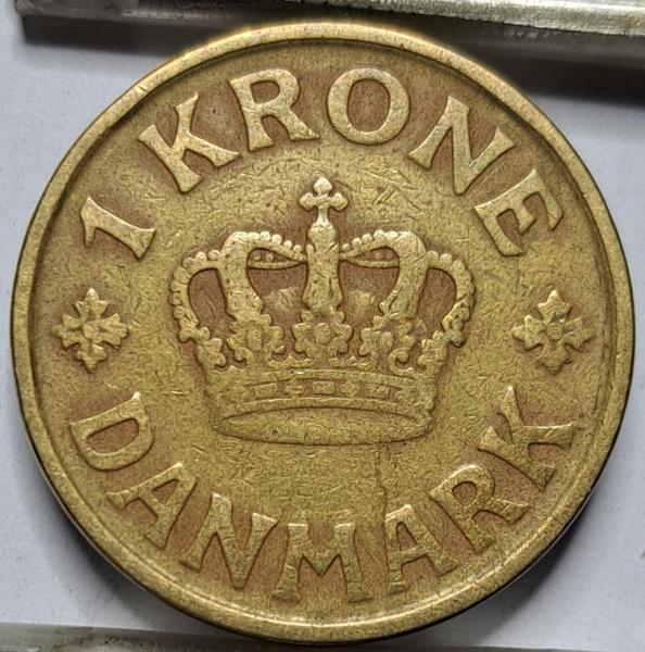 Danija 1 krona 1925 KM# 824 (6619)