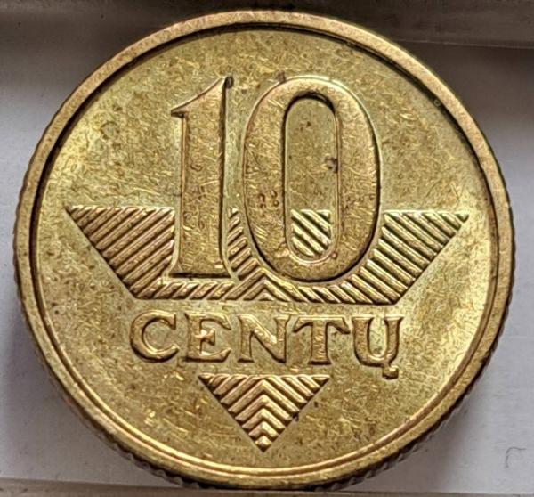 Lietuva 10 centu 2008 KM#106 (7154)
