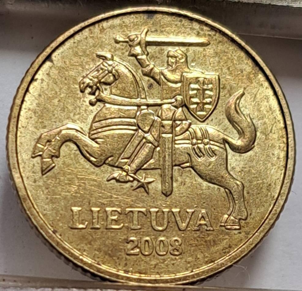 Lietuva 10 centu 2008 KM#106 (7154)