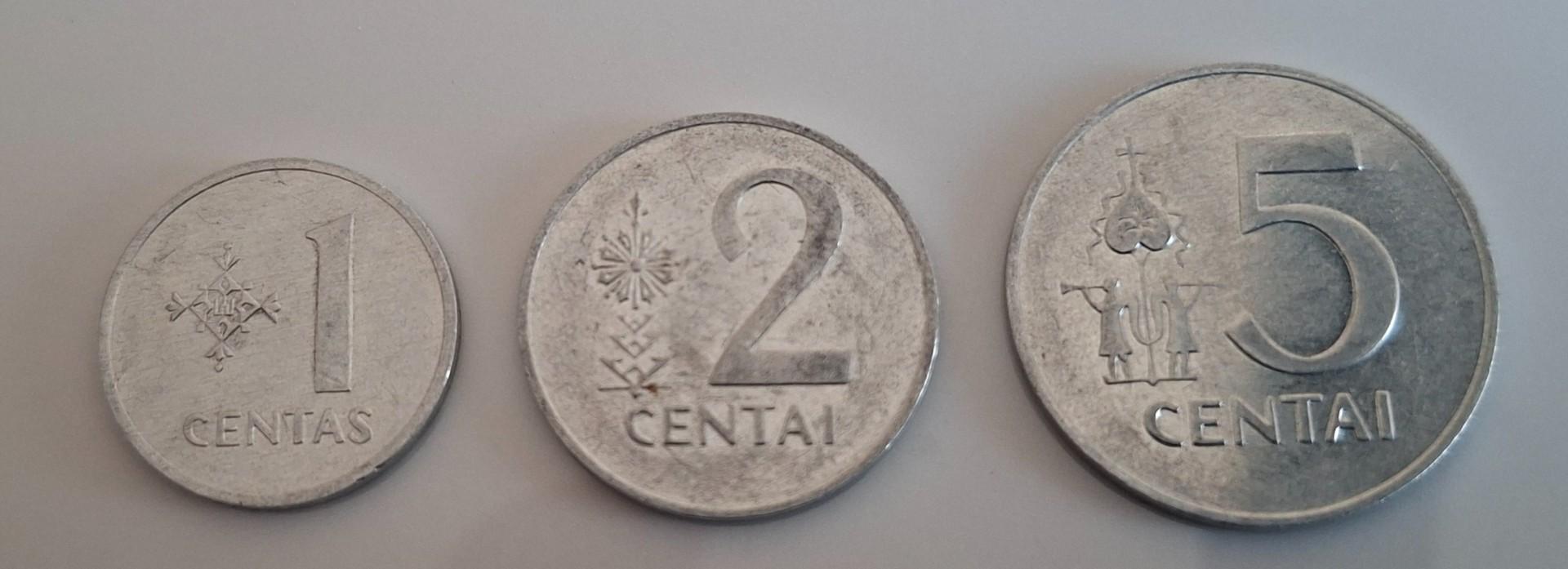 Lietuva 1 2 5 centai 1991 (C2)