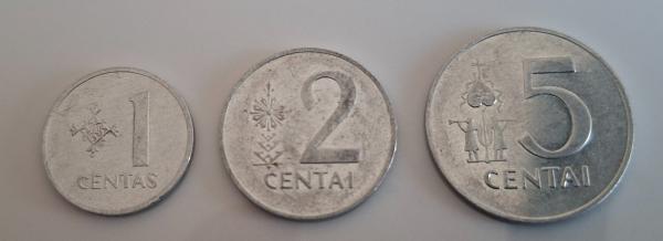 Lietuva 1 2 5 centai 1991 (C2)