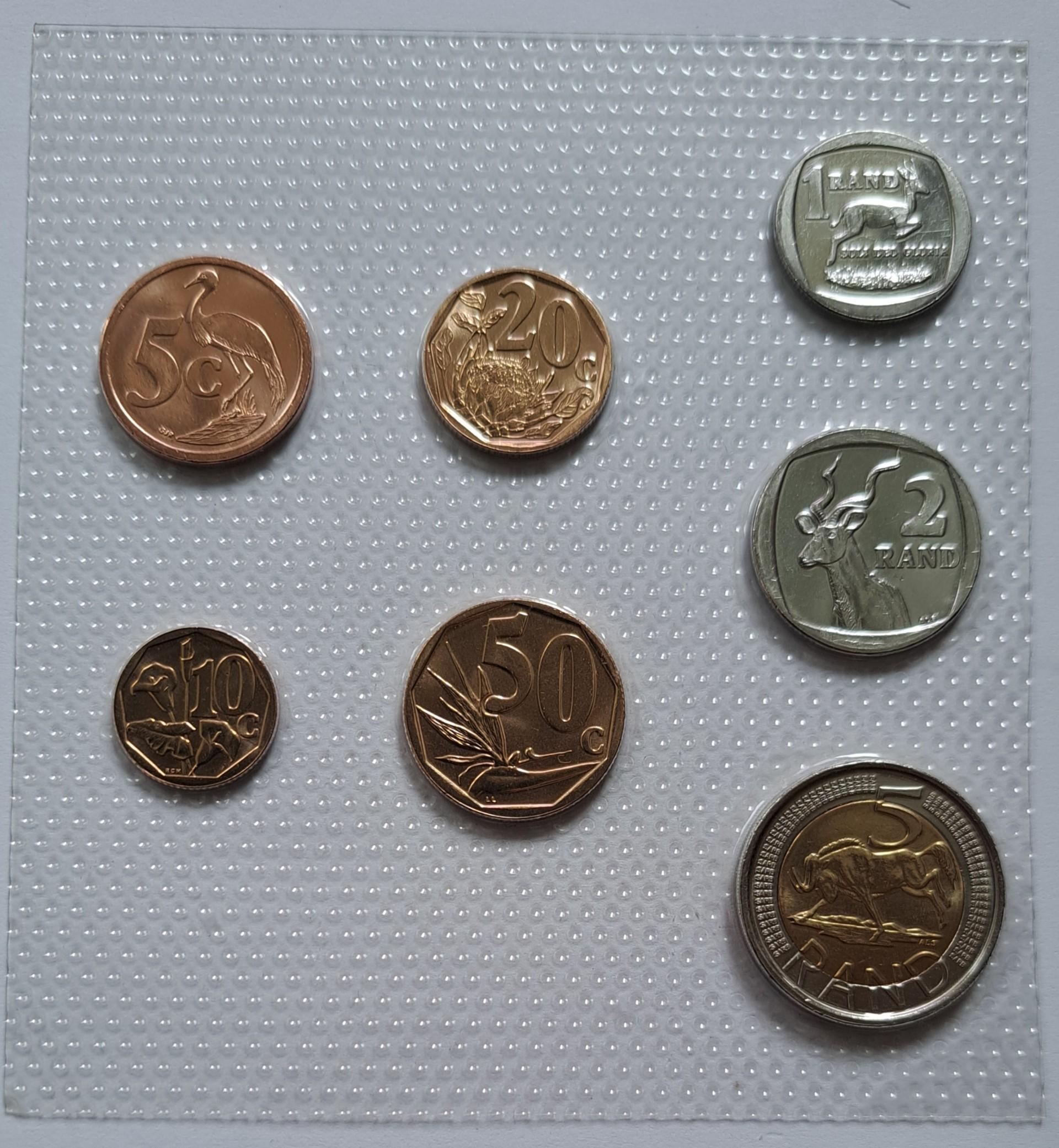 Pietų Afrika setas 2008 UNC (7744)