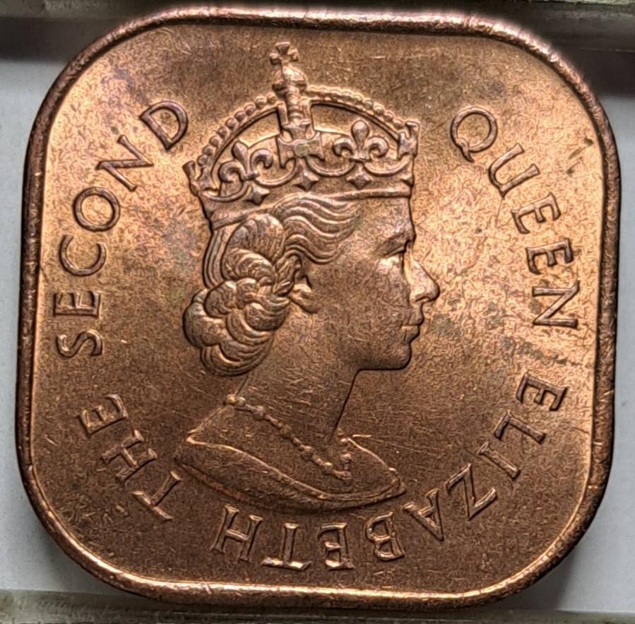 Malaja ir Britų 1 centas 1961 KM#5 (7716)