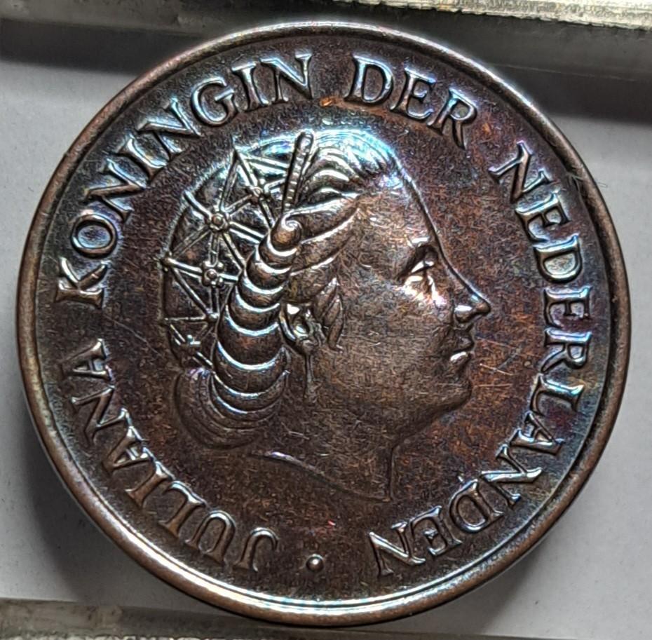 Nyderlandai 5 centai 1977 KM#181 (7739)