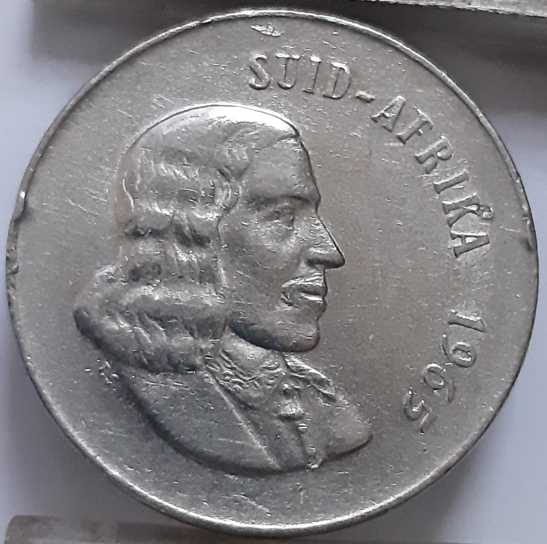 Pietų Afrika 20 centų 1965 KM#69.2 (7728)