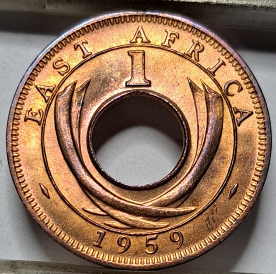 Britų Rytu Afrika 1 centas 1959 KM#35 (7718)