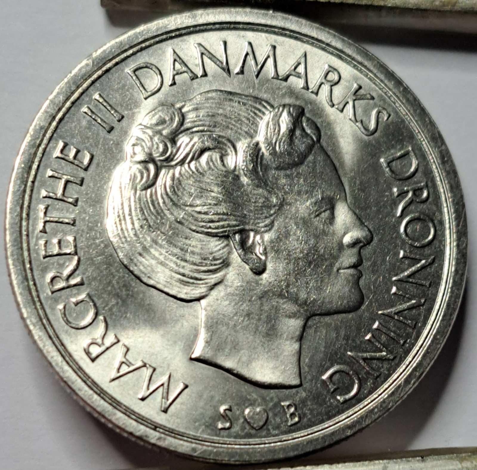 Danija 5 Kronos 1977 KM#863 (B23)